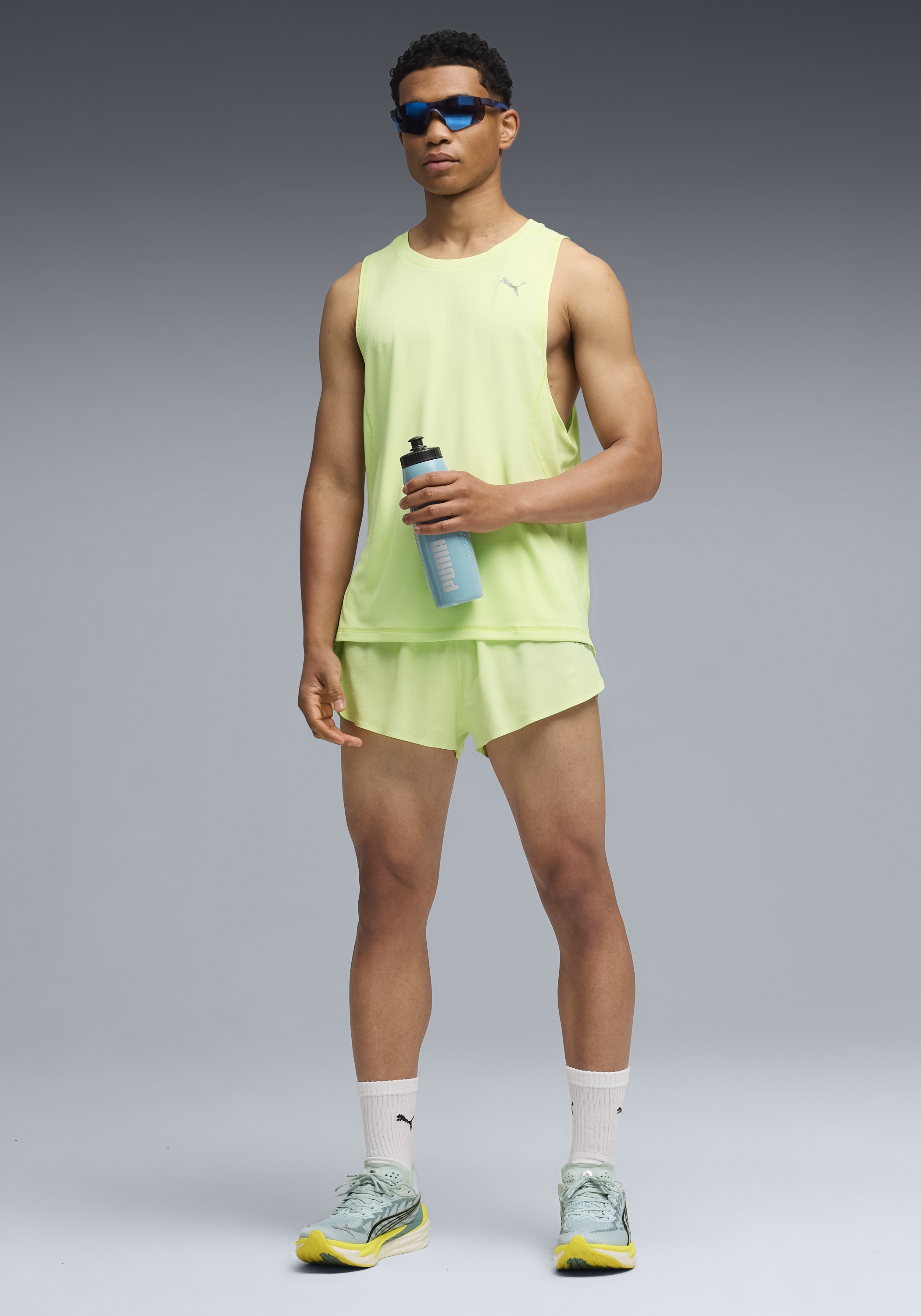 PUMA Tanktop »M RUN VELOCITY TANK (POLY)« Tanktop, ergonomische Schnittführung, Rundhalsausschnitt