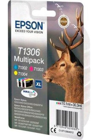 Epson Tintenpatrone »T1306 Kombi-Pack C13T13064012«, original Druckerpatrone T1306... kaufen