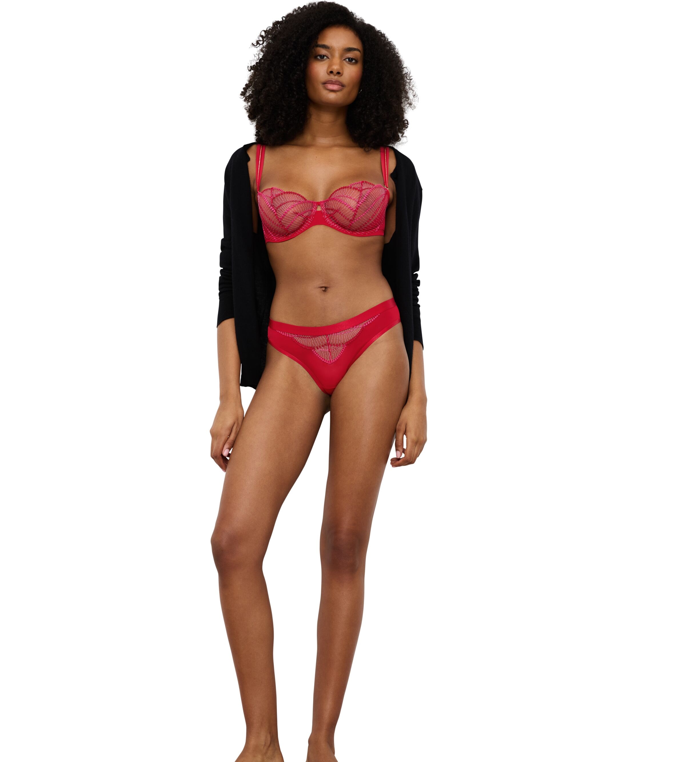 Triumph Brasilslip »Palina Sea Full of Stars«, Keyhole-Detail auf der Rückseite, Spitze, Stickerei