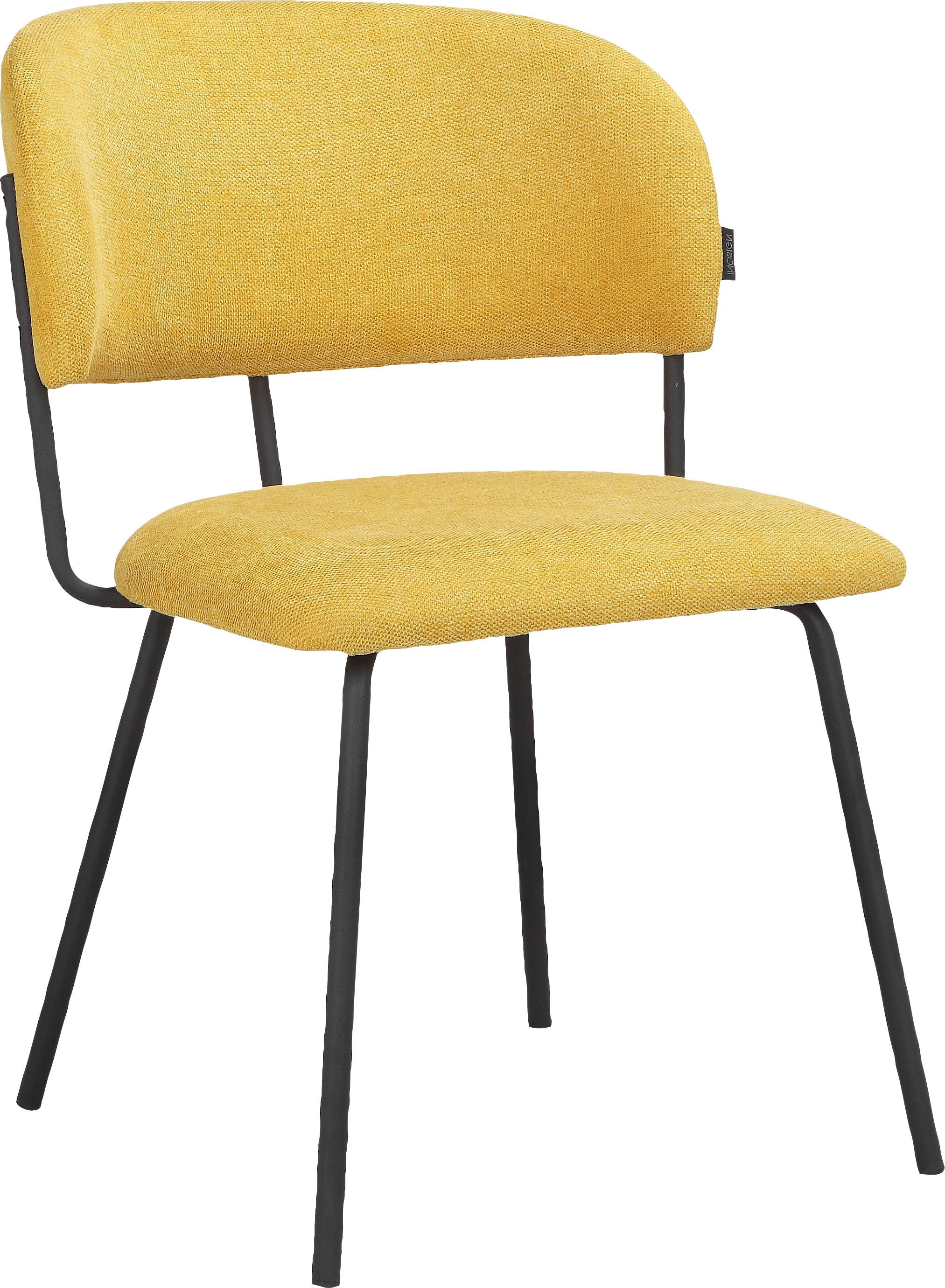 INOSIGN Esszimmerstuhl »Taous«, 2 aus Gestell 48 mit Polsterung, Sitz Metall, mit St., cm Rücken auf und Raten Sitzhöhe Webstoff, kaufen