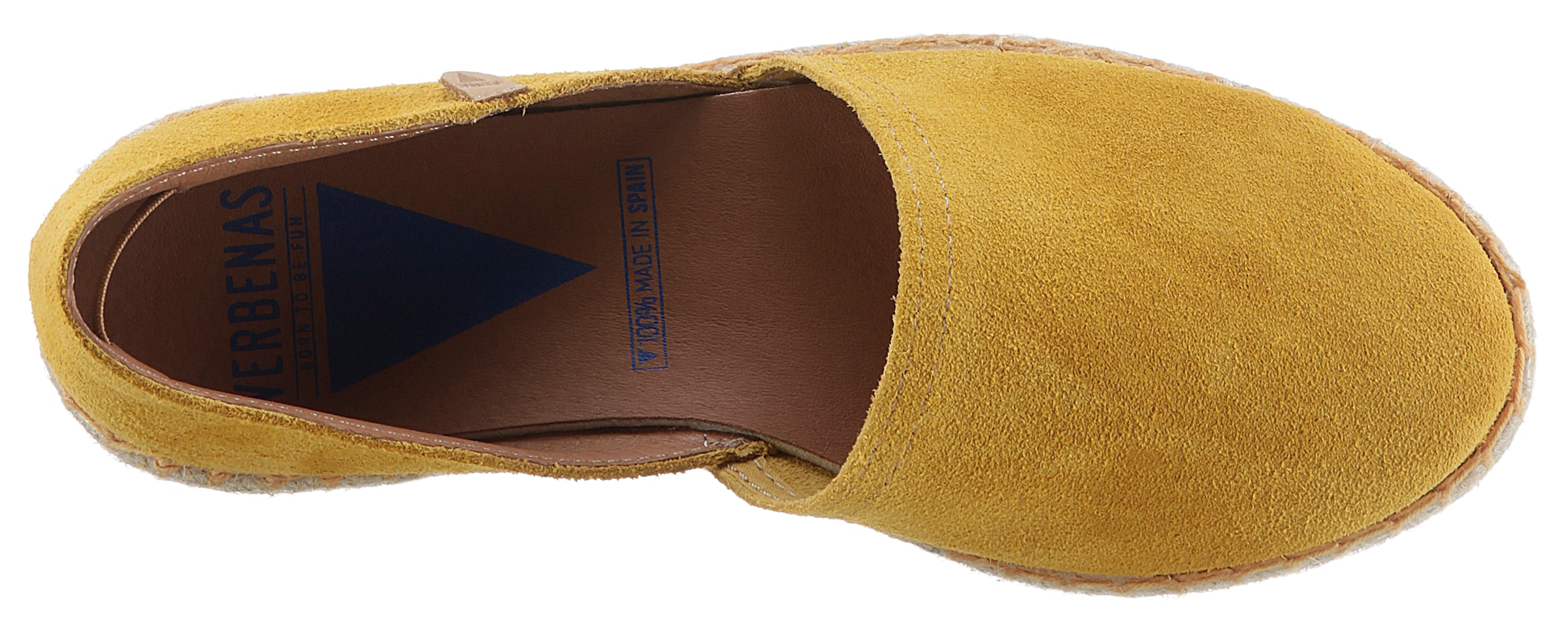 VERBENAS Espadrille »CARMEN SERRAJE«, Schlupfschuh, Sommerschuh, Loafer mit typischem Jute-Rahmen