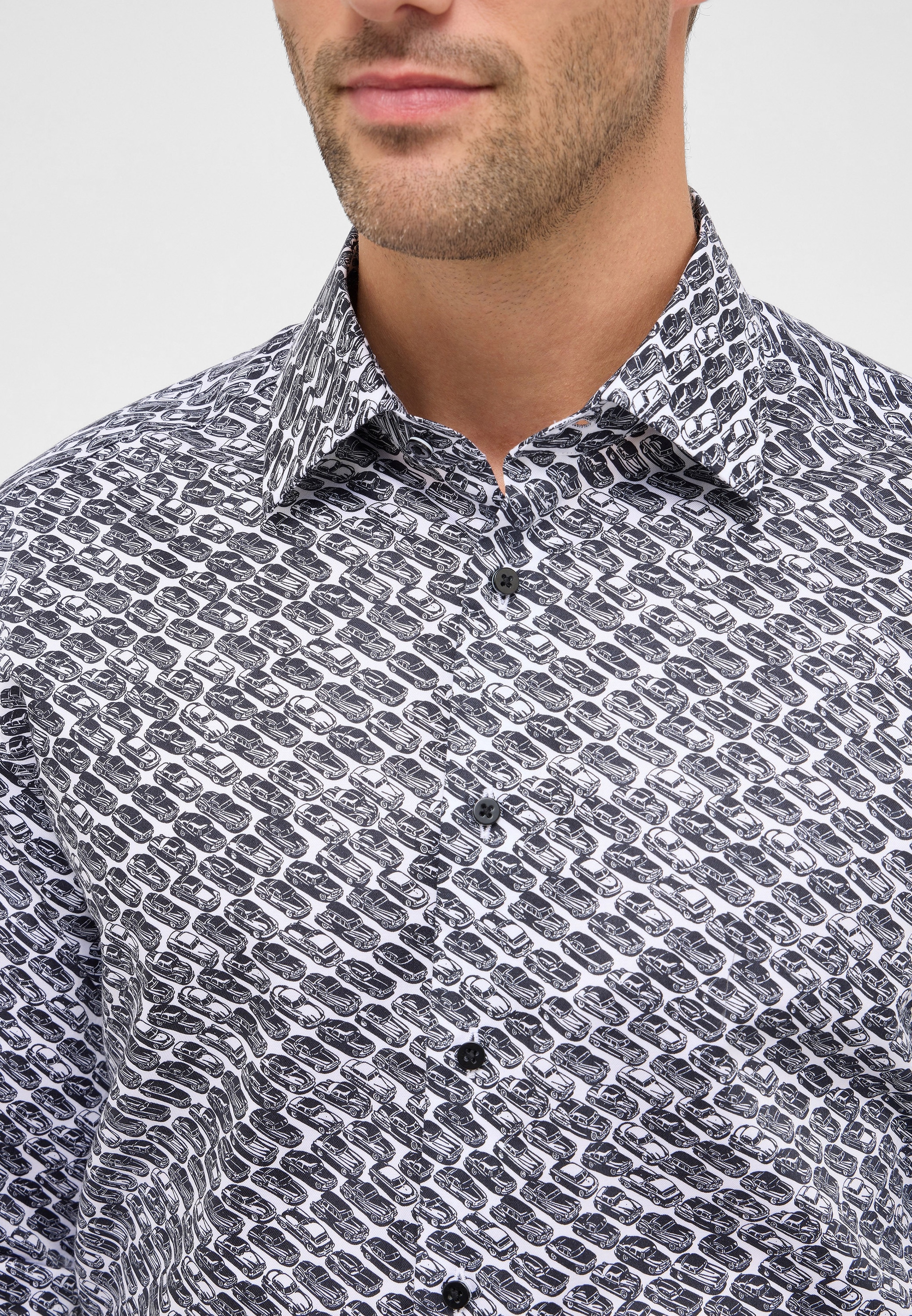 Eterna Langarmhemd »MODERN FIT« NON IRON (bügelfrei)