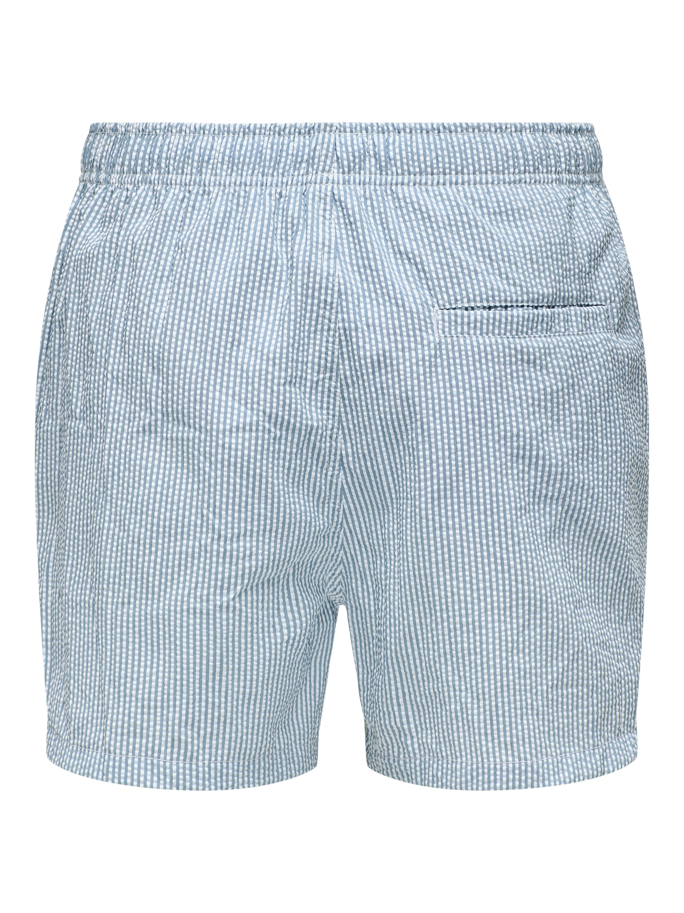 ONLY & SONS Badehose »ONSTED STRIPE SEERSUCKER SWIM NOOS«