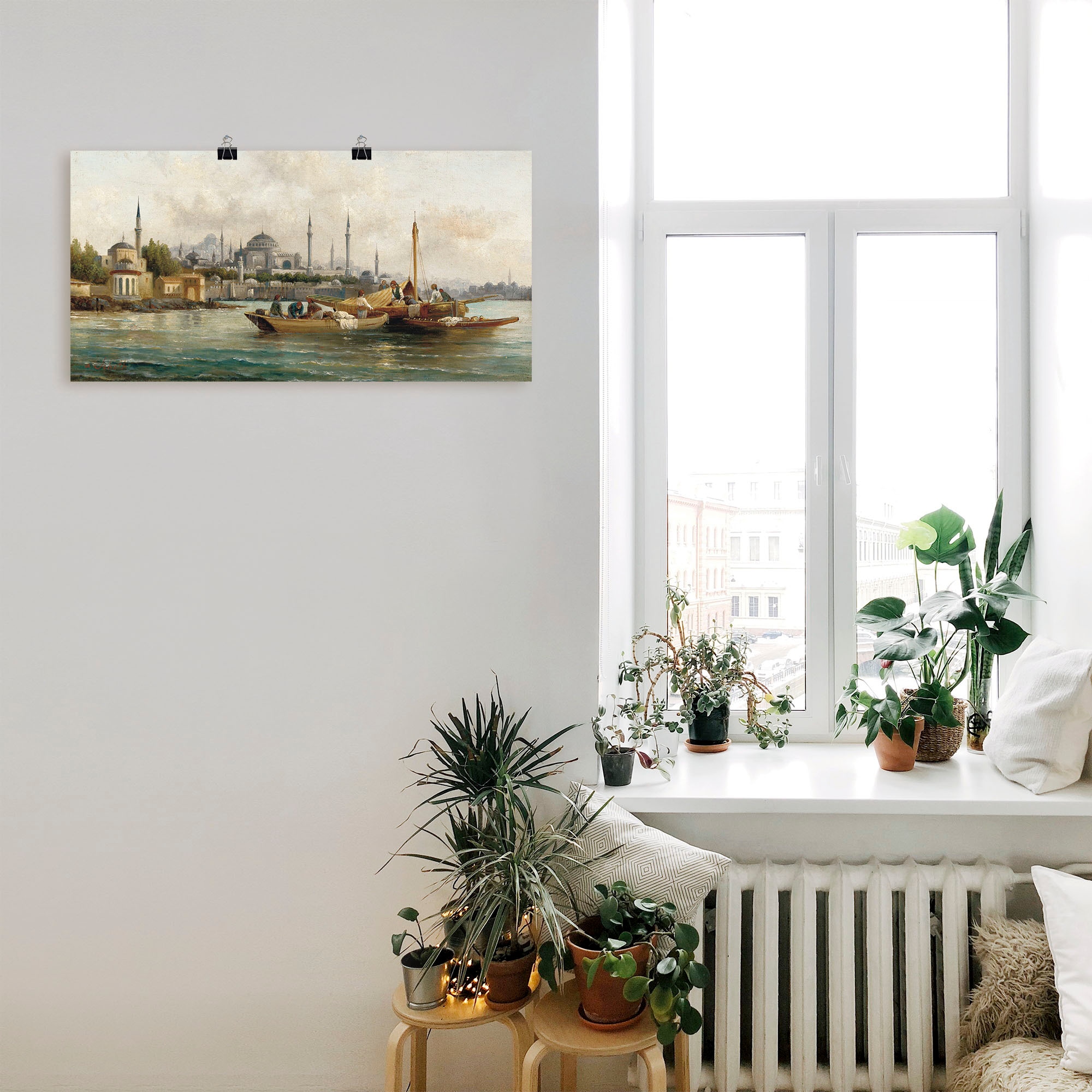 Artland Wandbild »Handelsschiffe vor Hagia Sophia« Boote & Schiffe 1 Stk. tlg. als Leinwandbild, Poster, Wandaufkleber in verschied. Größen