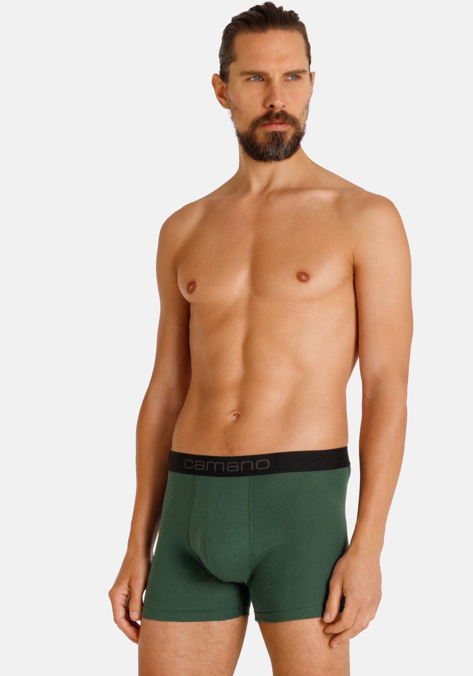 Camano Boxershorts »comfort« 2er Pack,  mit elastischem Logobund
