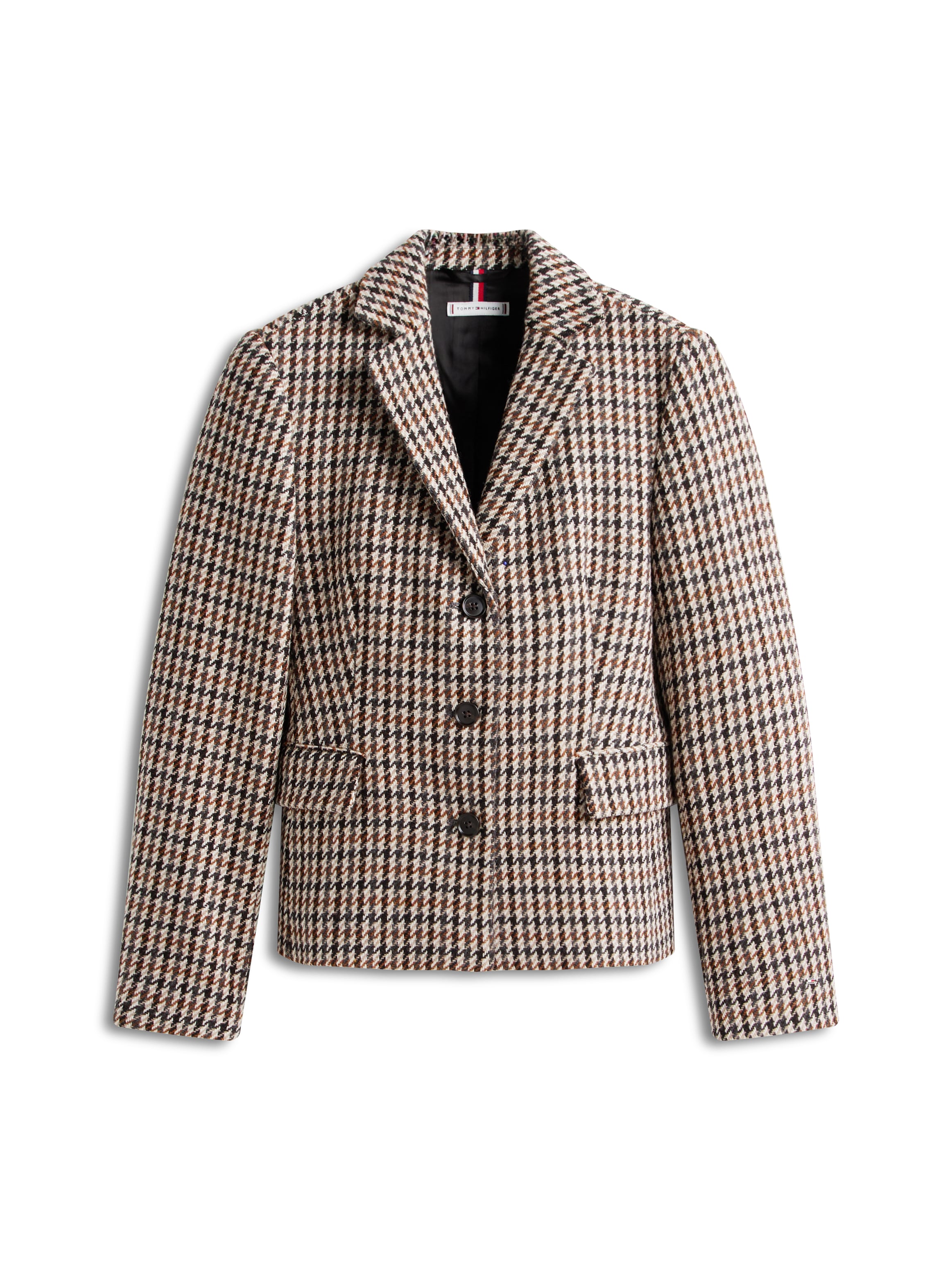 Tommy Hilfiger Kurzblazer »HERITAGE CHECK BLAZER« aus reiner Wolle