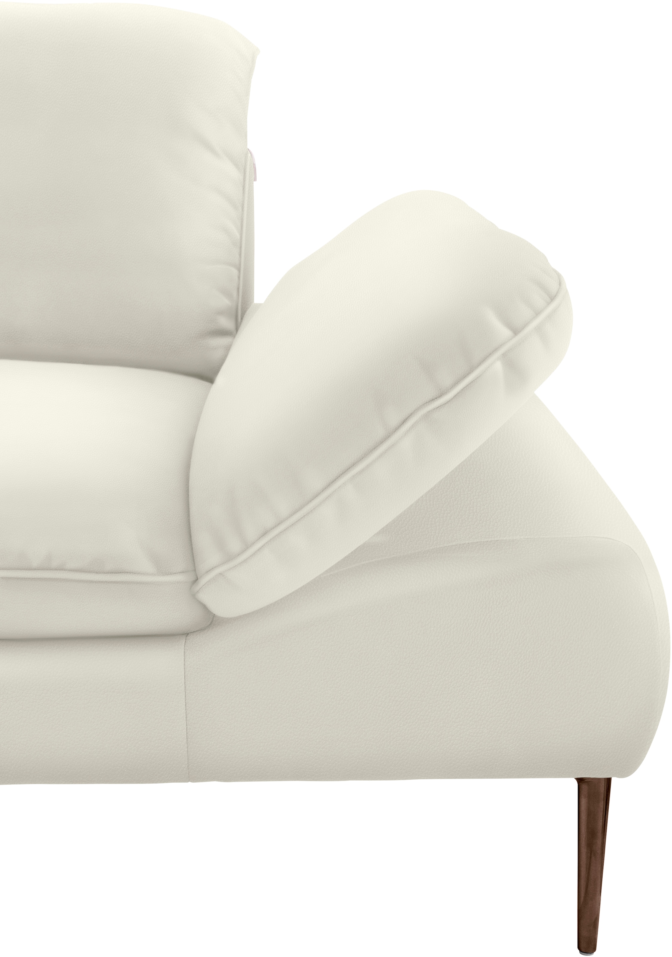 W.SCHILLIG Ecksofa »enjoy&MORE, Designsofa, bequem, zeitlos und elegant, L-Form«, Sitztiefenverstellung, Füße bronze pulverbeschichtet, Breite 310 cm