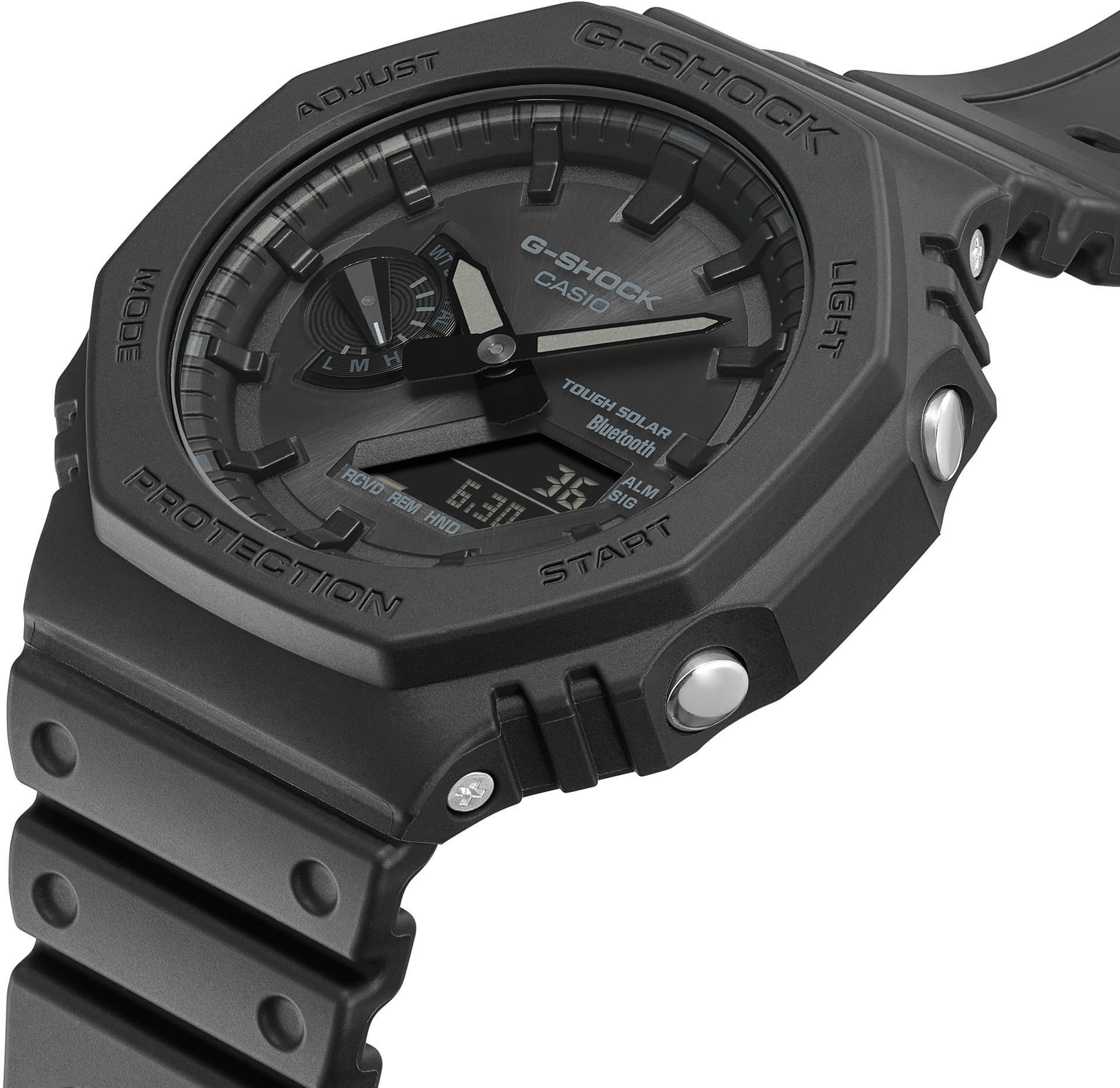 CASIO G-SHOCK Smartwatch »GA-B2100-1A1ER«, Solaruhr, Armbanduhr, Herrenuhr, Stoppfunktion, Weltzeit)