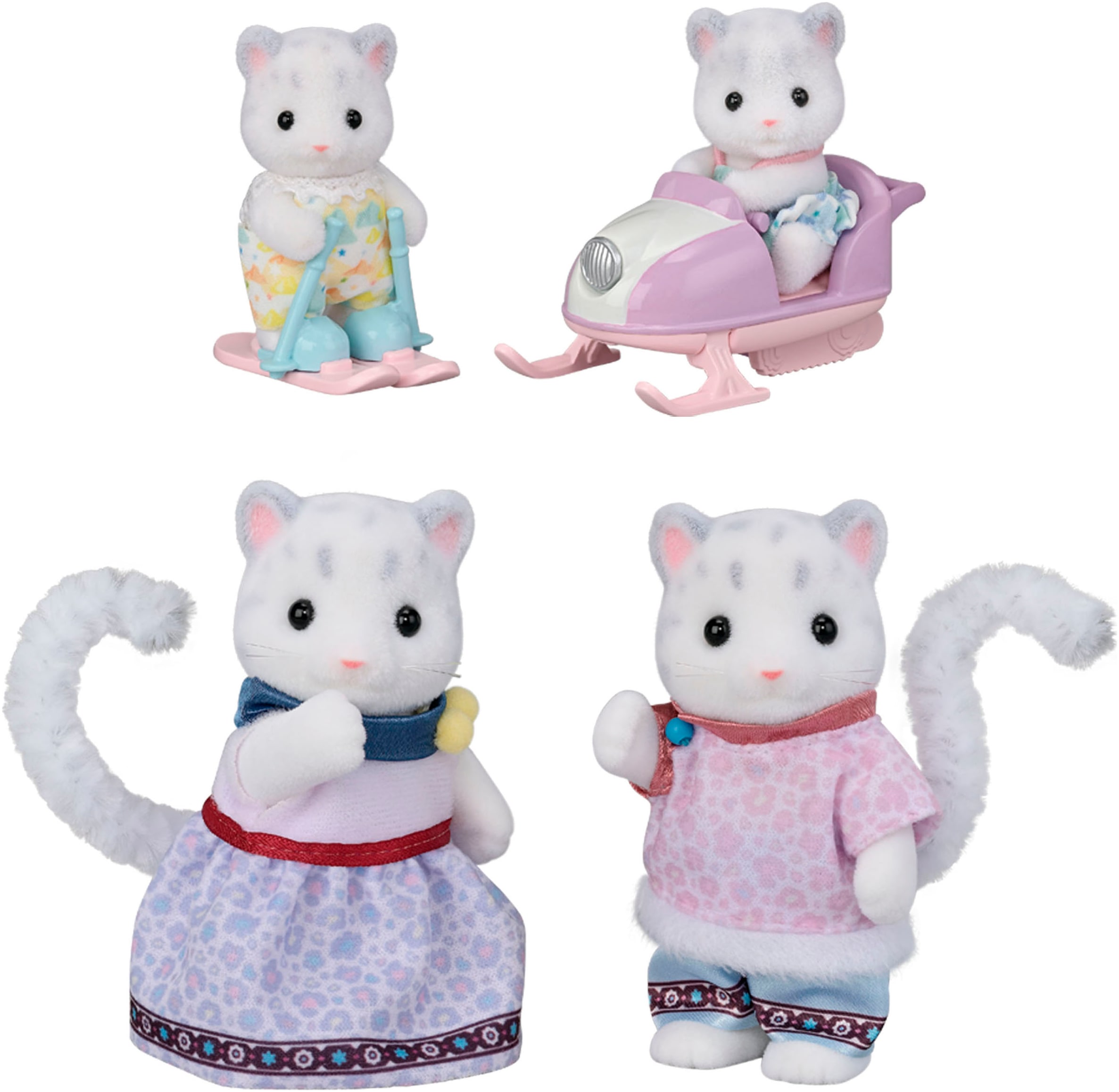 Sylvanian Families Spielfigur »Schneeleoparden Familie (5814)«