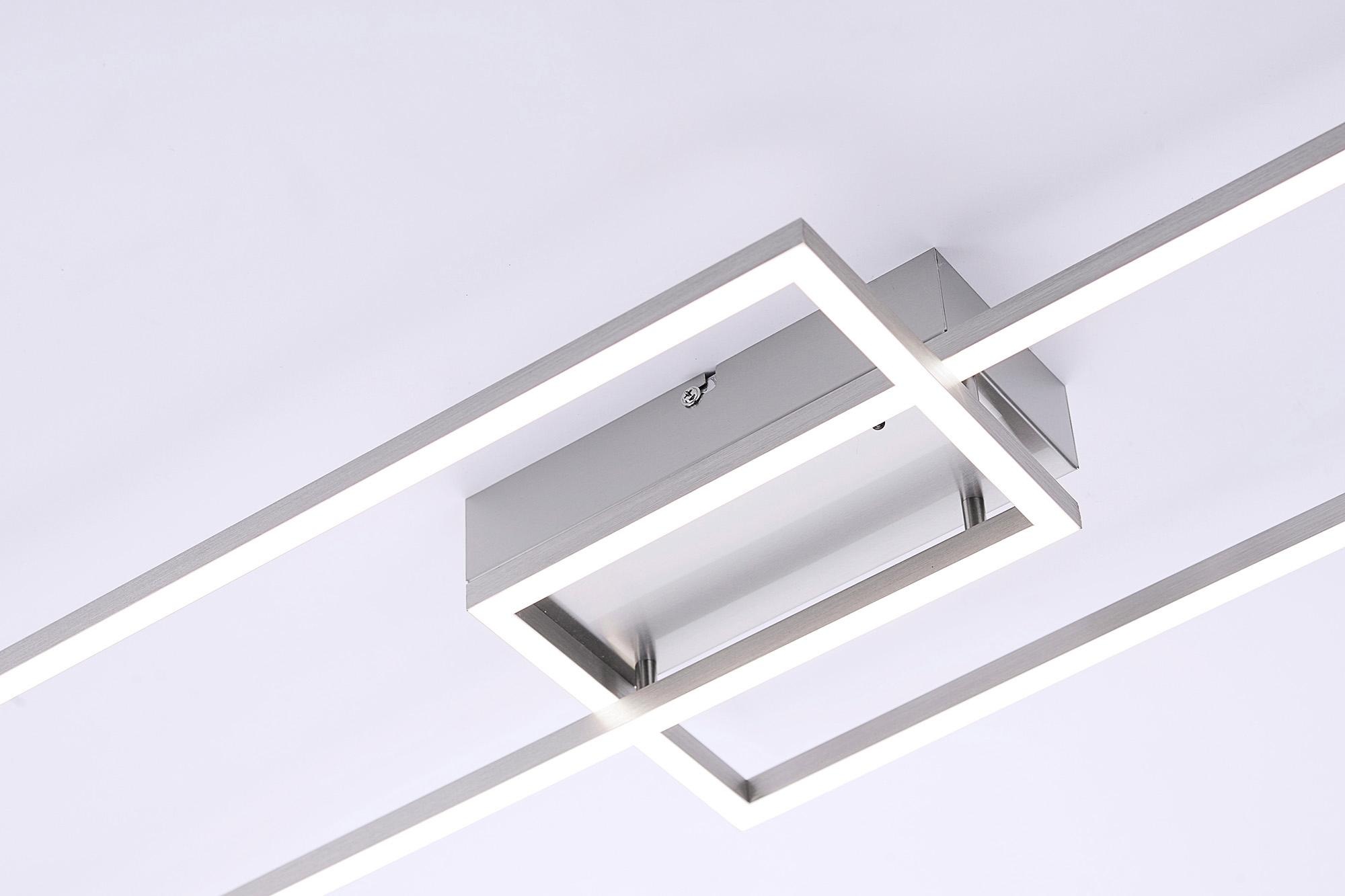 JUST LIGHT Deckenleuchte »IVEN«, 2 flammig, Leuchtmittel LED-Board | LED fest integriert, CCT-Farbtemperaturregelung, Dimmbar über Funkfernbed., Memoryfunktion