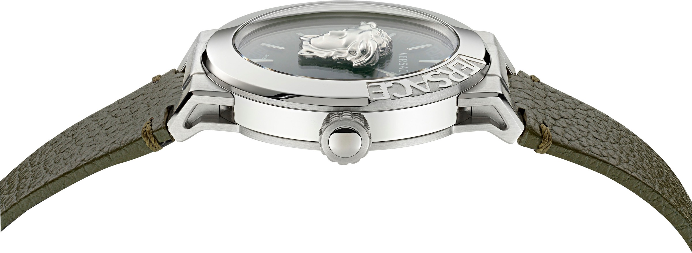 Versace Quarzuhr »MEDUSA INFINITE GENT«, Armbanduhr, Herrenuhr, Swiss Made, Leuchtzeiger, Saphirglas, analog