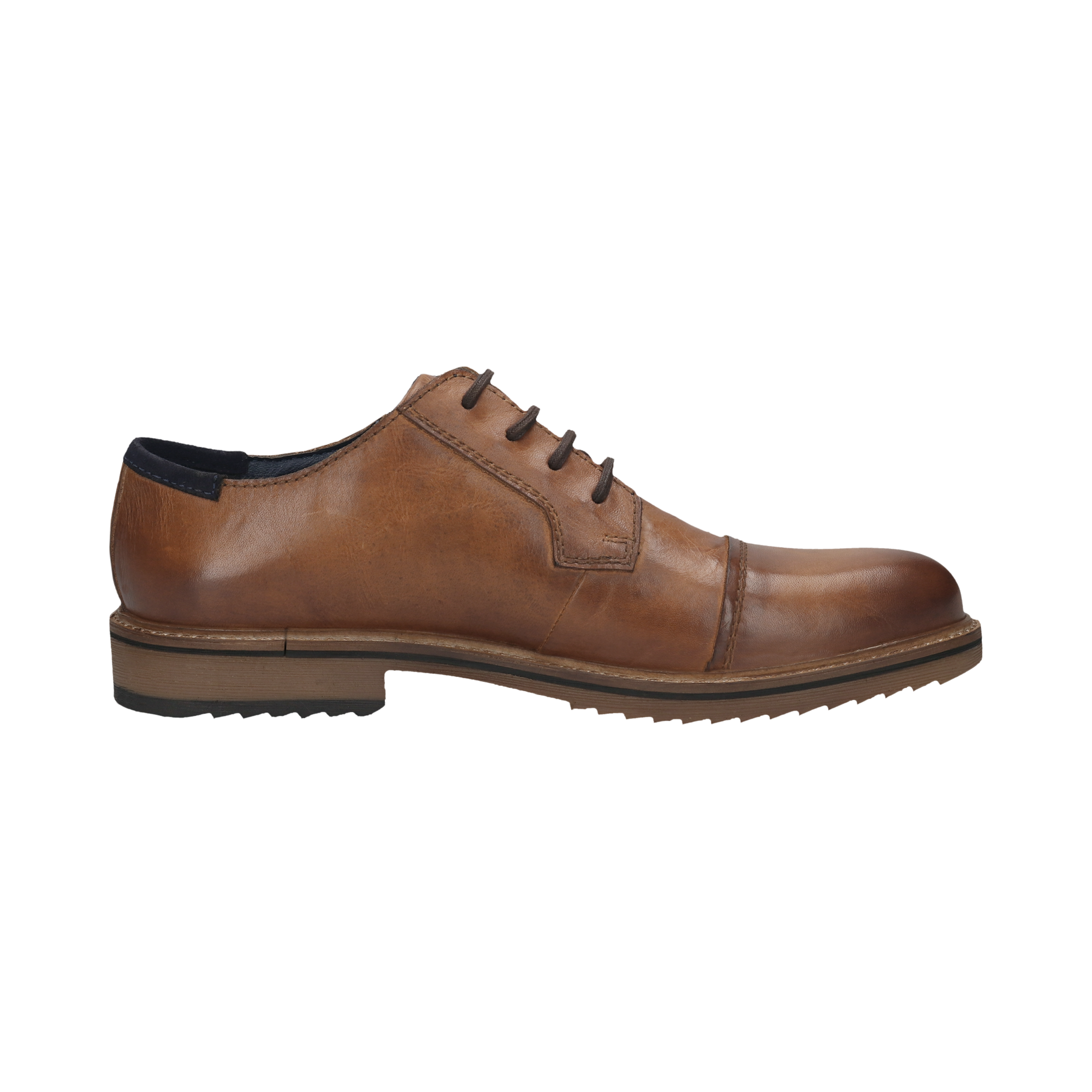 bugatti Schnürschuh  Halbschuh, Business Schuh mit seitlichem Reißverschluss