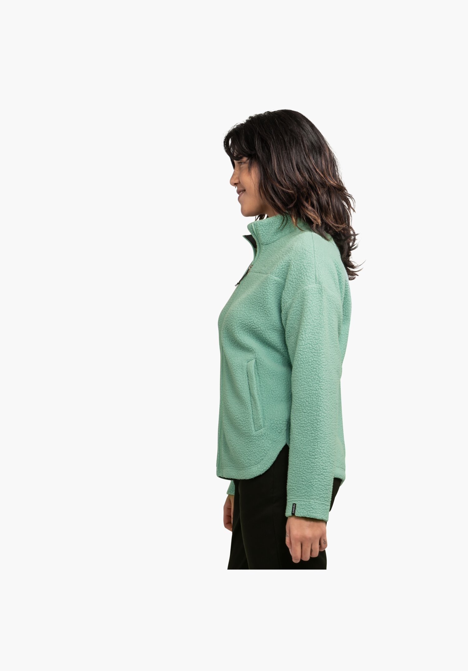 Schöffel Fleecejacke »CIRC Fleece Jk Style Purga WMS« 1 Stk. tlg. wärmend, atmungsaktiv, aus Polyester, mit hochschließendem Kragen