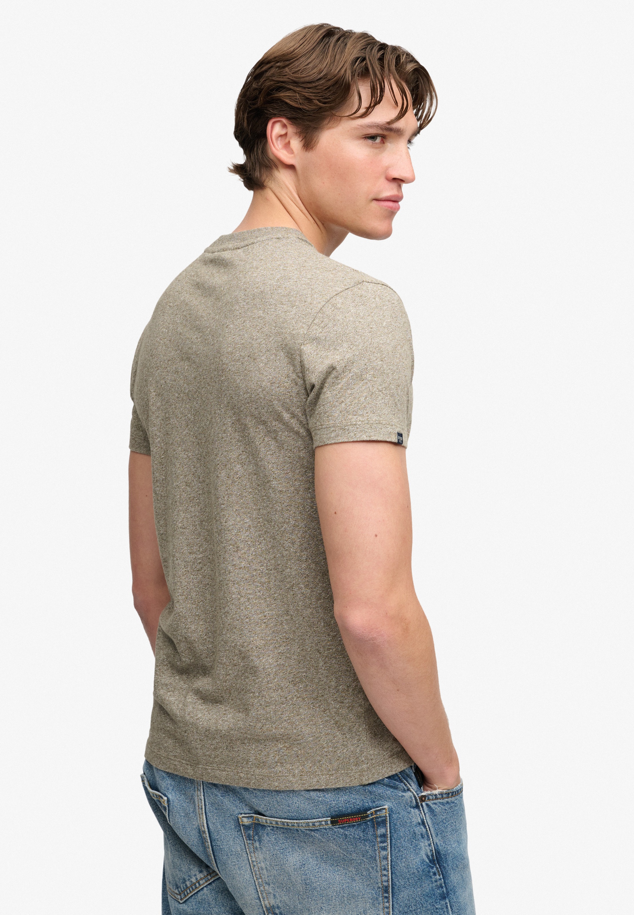 Superdry Rundhalsshirt »ESSENTIAL SDCO LOGO EMB TEE« Baumwolle, regular fit
