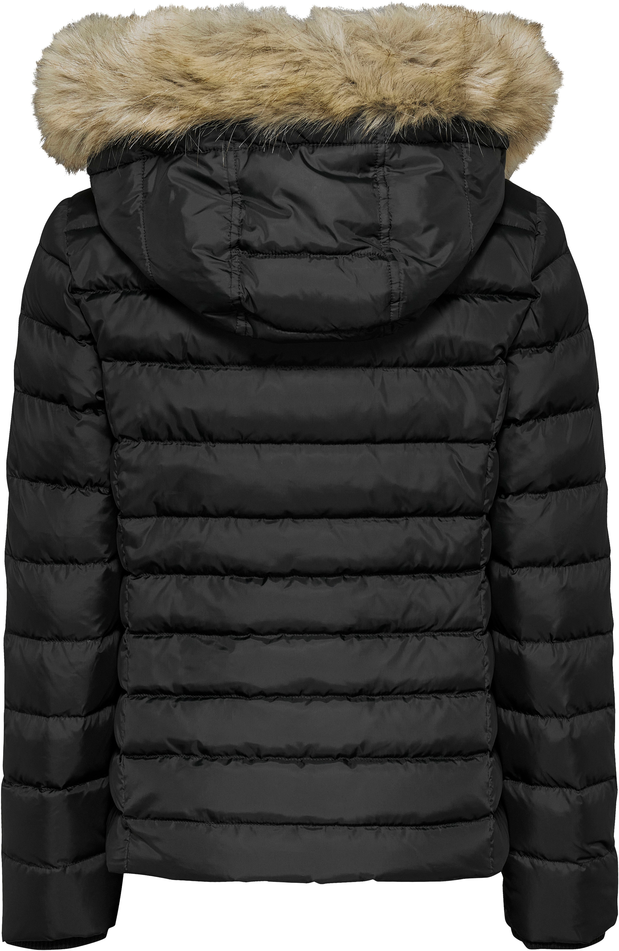 Tommy Jeans Steppjacke »TJW BASIC HOODED DOWN JACKET EXT«, mit Kapuze, mit Logostickerei