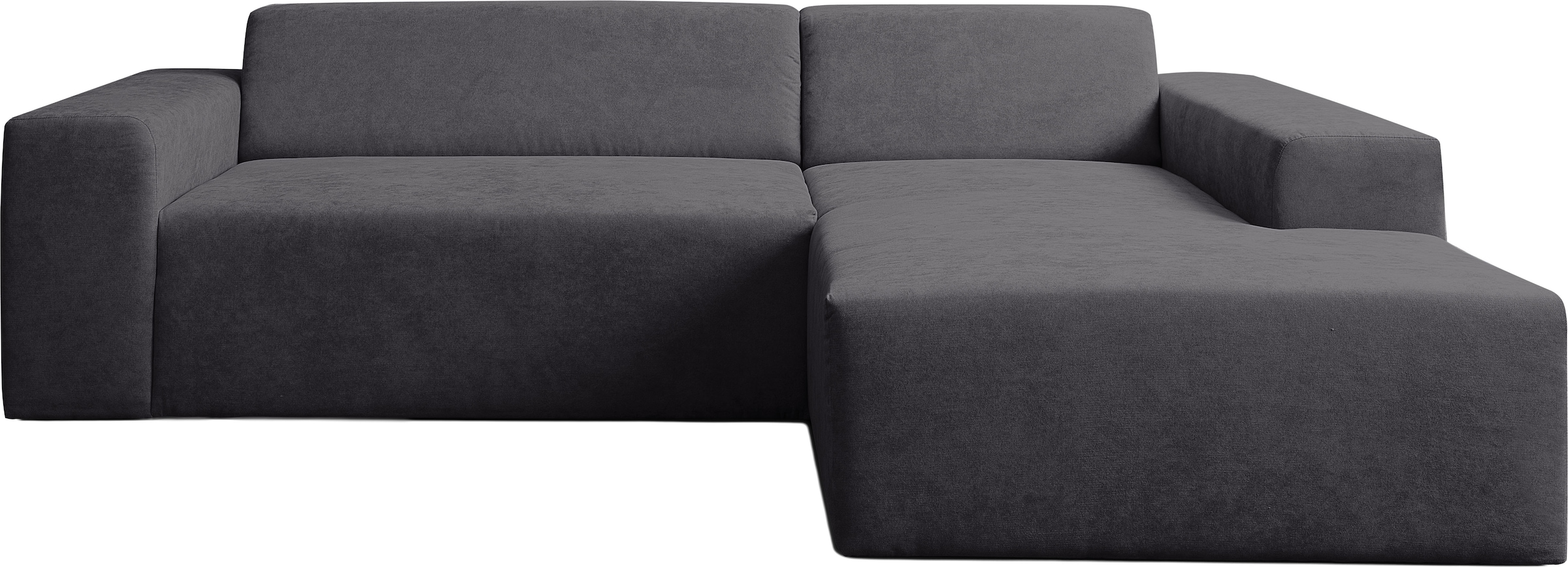 WERK2 Ecksofa »Zeus-L Breite: 253 cm, modern & zeitlos, bequemes Sofa« moderne Optik mit abgerundeten Kanten