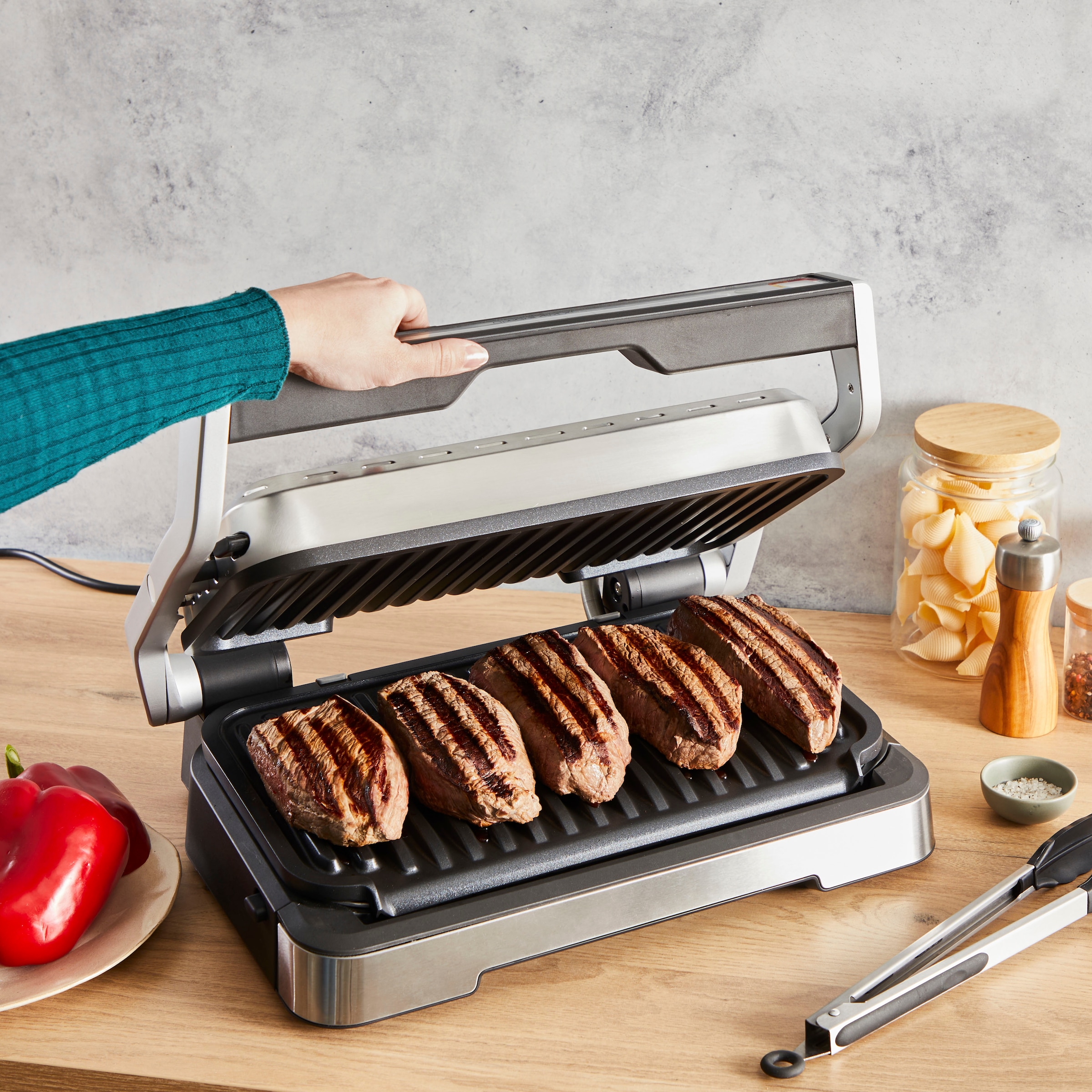 Tefal Kontaktgrill »OptiGrill 4in1 XL GC784D«, 2200 W