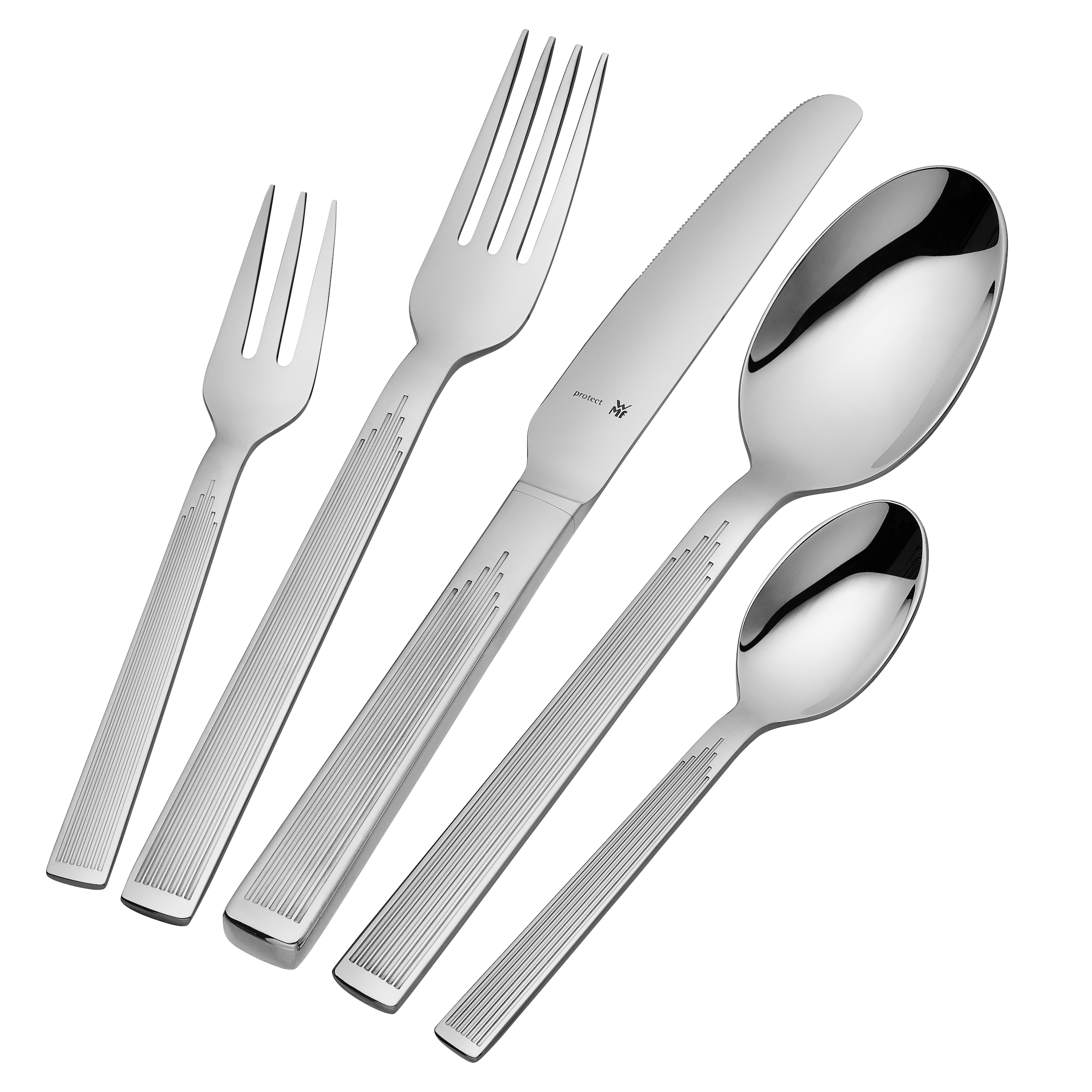 WMF Besteck-Set »Art Deco« ergonomisch, Cromargan protect