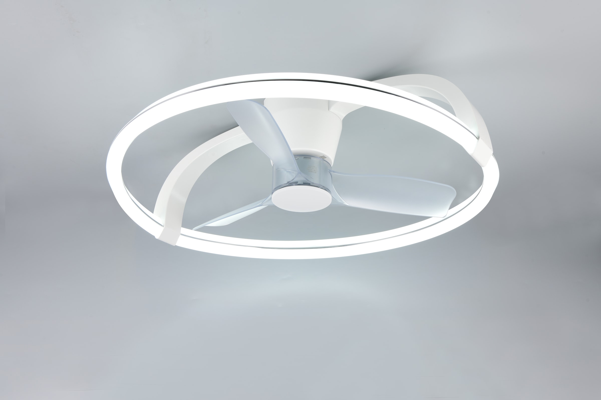 REALITY Leuchten LED Deckenleuchte »STOCKHOLM mit Ventilator, Deckenventilator mit Licht inklFernbedienung« LED-Board 1 Stk. warmweiß - kaltweiß 6 Geschwindigkeiten Timer Vor- & Rücklauf LED dimmbar CCT Nachtlicht