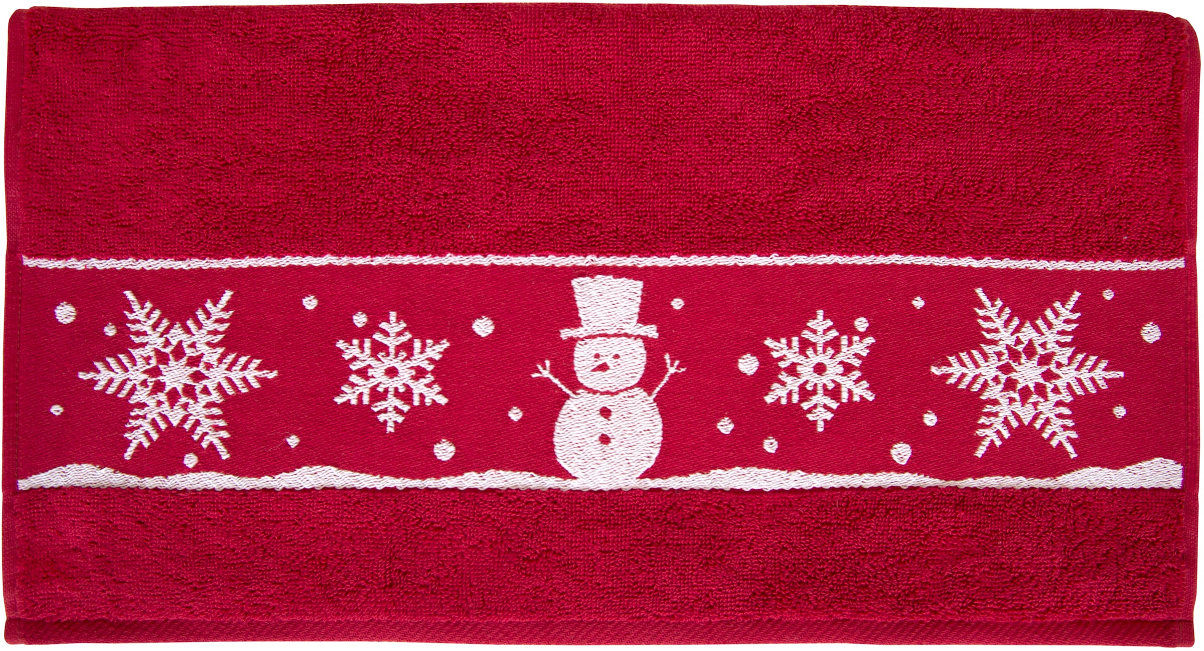 Dyckhoff Handtuch Set »Schneemann«, Set, 3 tlg., Frottier, Made in Germany (2 Handtücher, 1 Duschtuch)