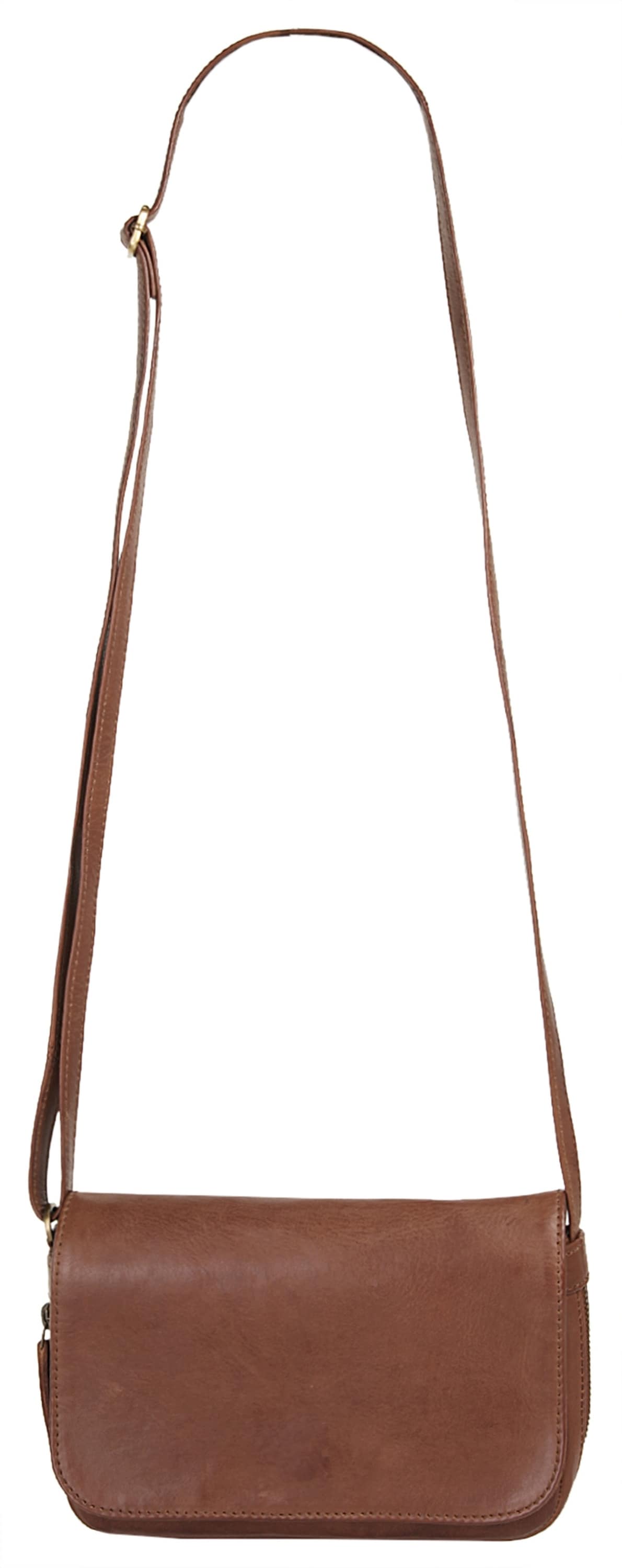 WouWou Umhängetasche, (1 tlg.), echt Leder