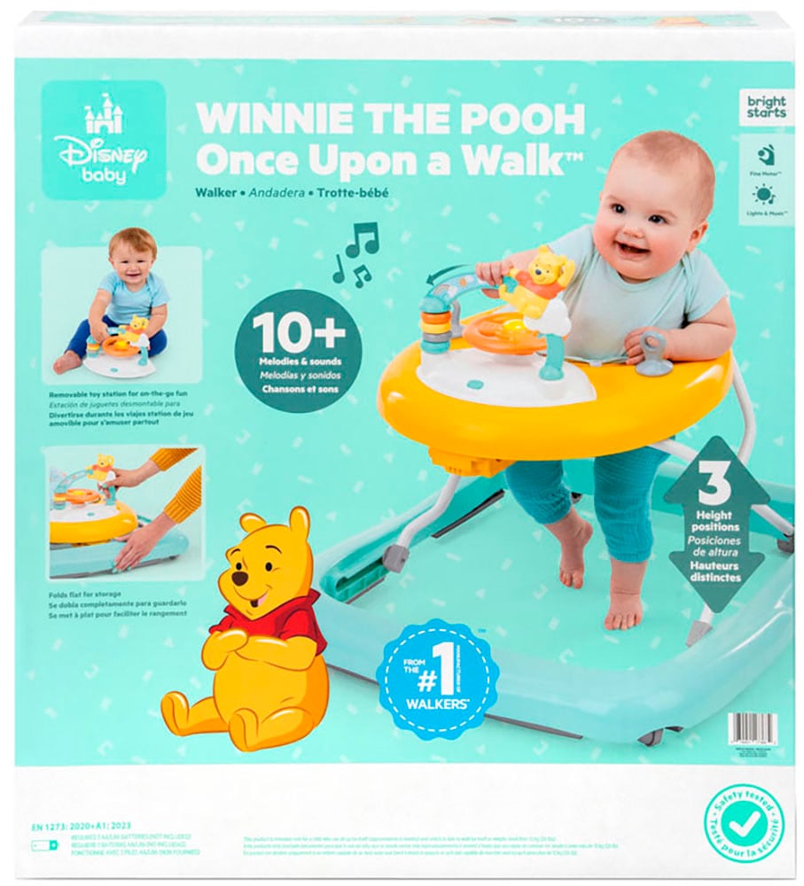 Bright Starts Lauflernhilfe »Winnie the Pooh Once Upon a Walk™ Lauflernhilfe« mit Licht und Sound