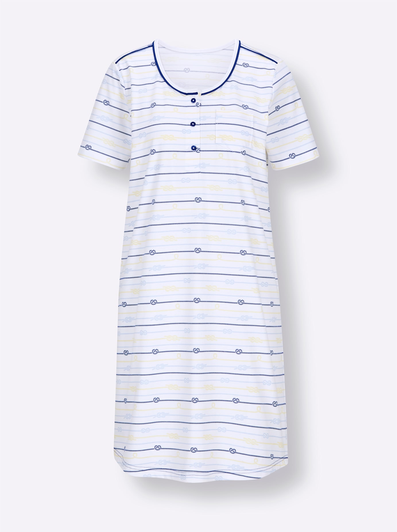 wäschepur Sleepshirt »Sleepshirt« Brusttasche