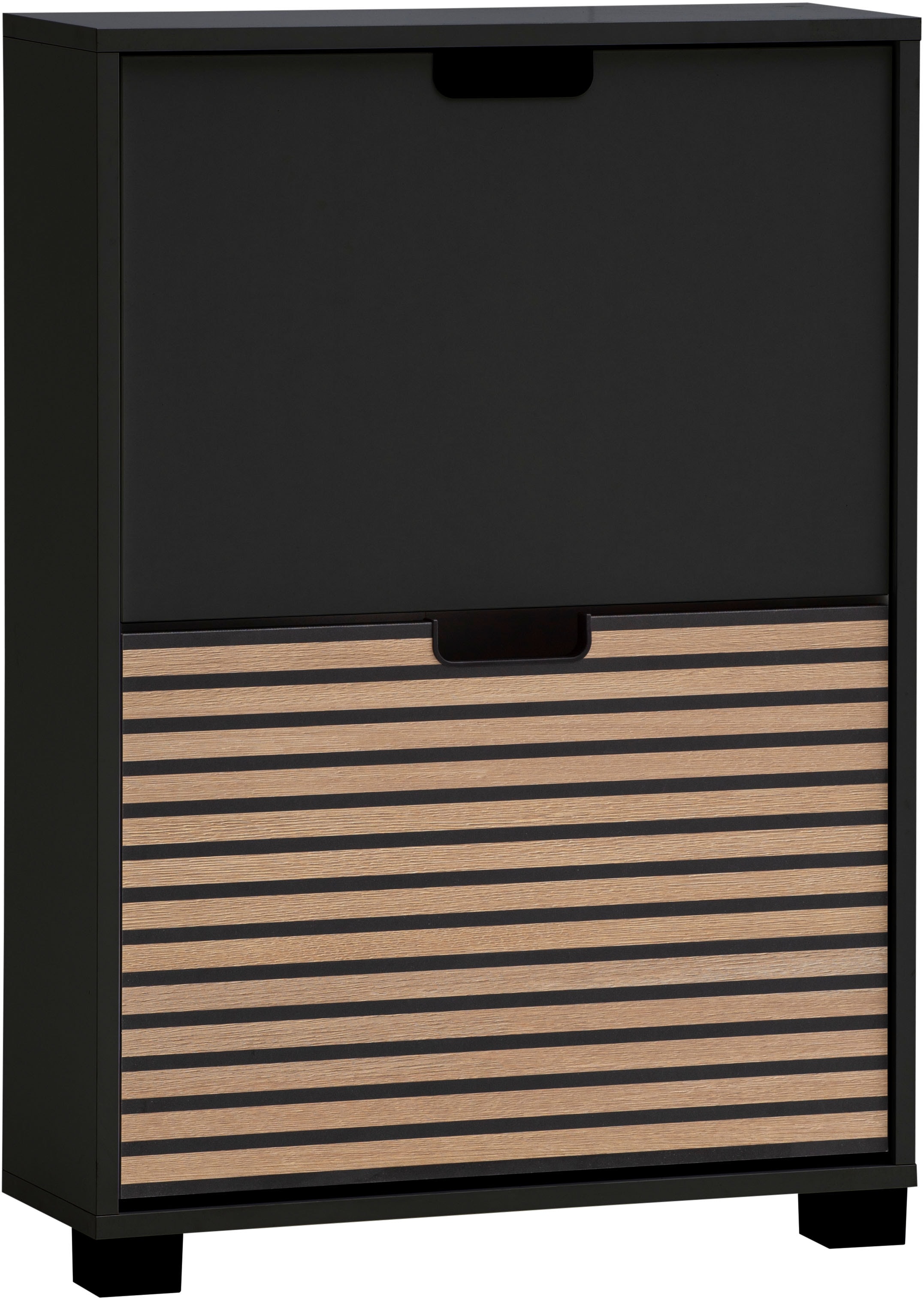 Tchibo - 2er-Schuhschrank »Ryker« - 59,8x19,5x85,2cm - schwarz -