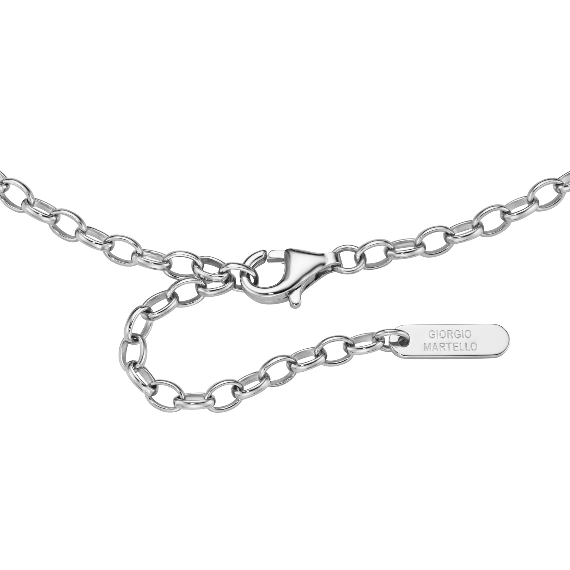 GIORGIO MARTELLO MILANO Collier »Collier mit Zirkonia, Silber 925«