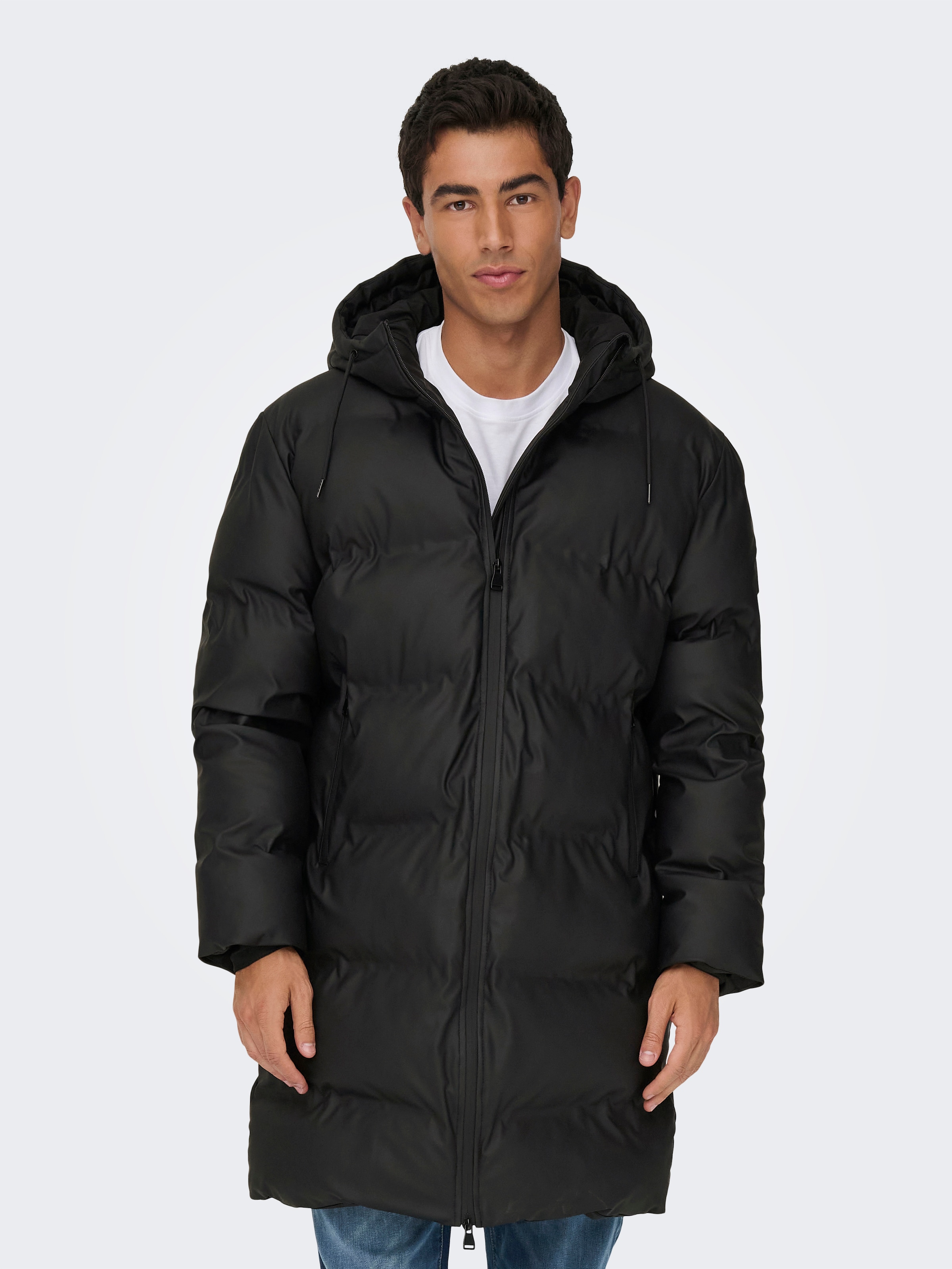 ONLY & SONS Steppjacke »ONSROYCE PUFFER JACKET OTW« mit Kapuze