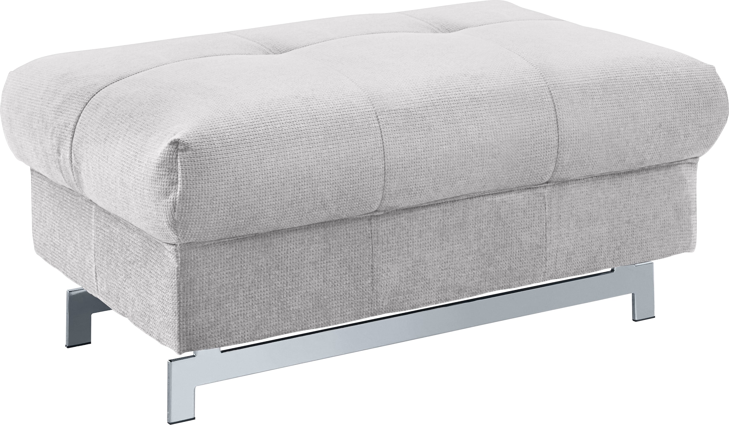 COTTA Polstergarnitur »Chef«, (Set, 2 tlg.), bestehend aus Ecksofa und Hocker, mit Kopfteilverstellung