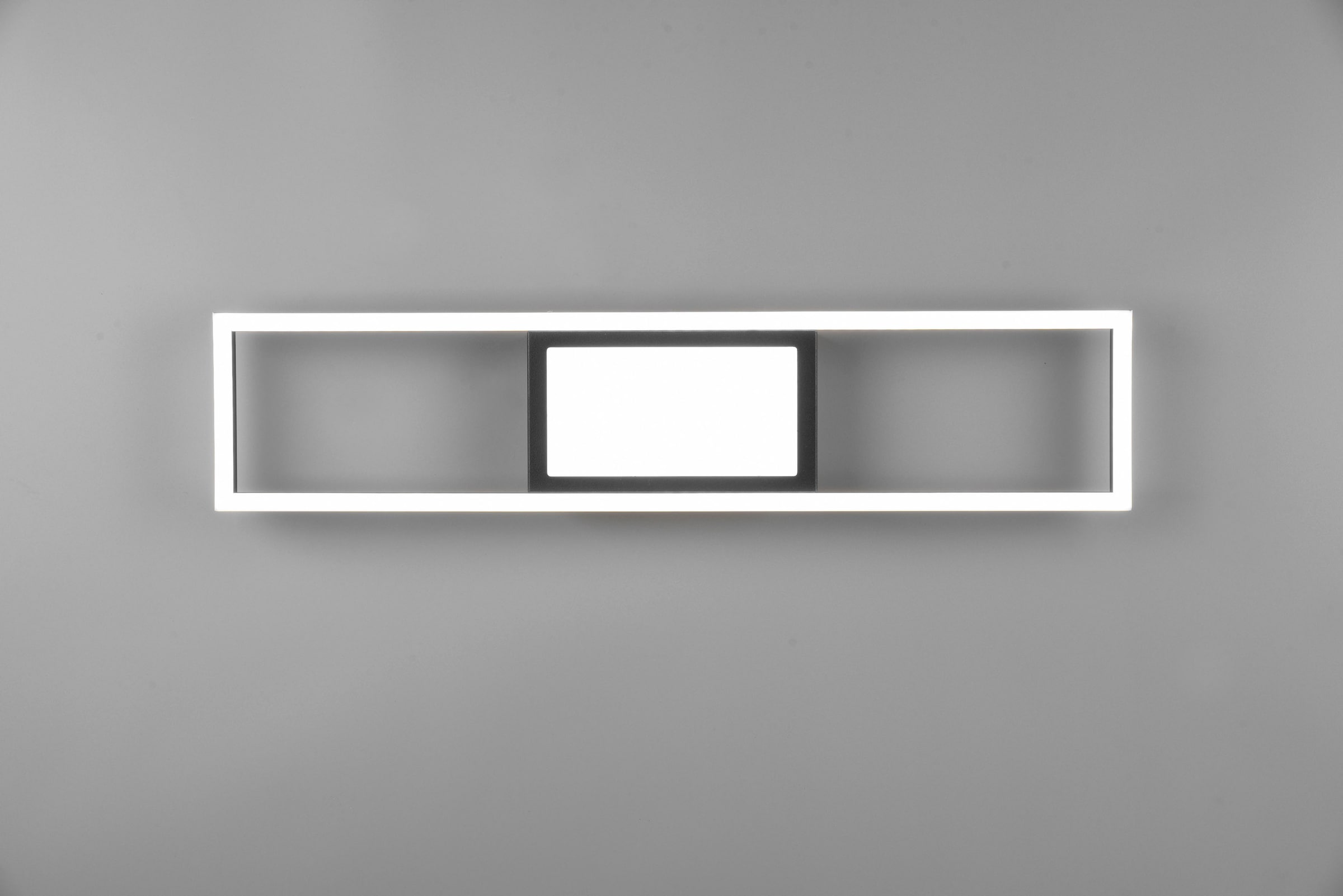 REALITY Leuchten LED Deckenleuchte »Rigido«, 1 flammig, Leuchtmittel LED-Board | LED fest integriert, Deckenlampe mit Fernbedienung dimmbar Lichtfarbe einstellbar Memory