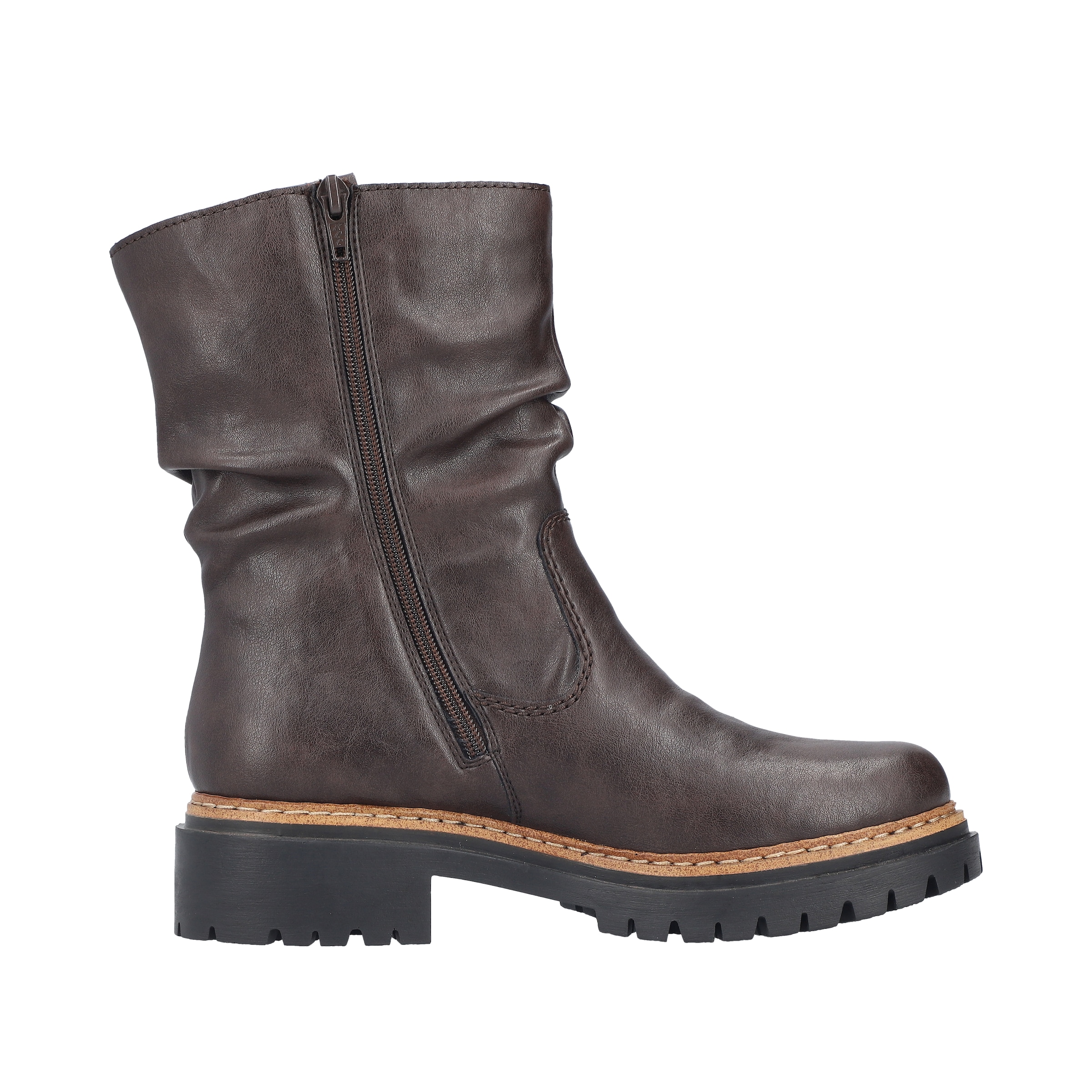 Rieker Winterstiefelette  Boots mit Innenreißverschluss und Profilsohle