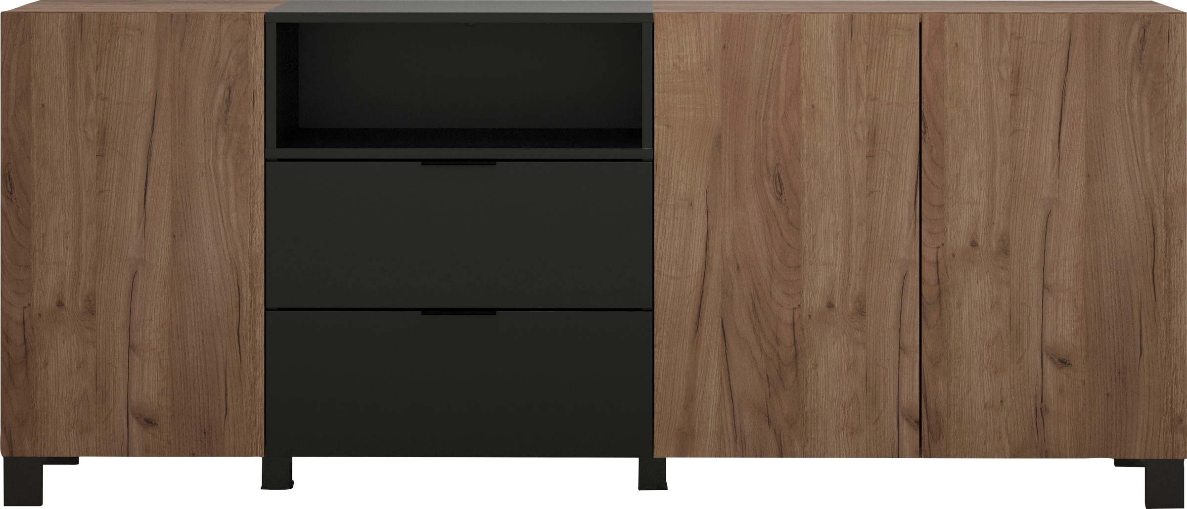 INOSIGN Sideboard »Kriens«, Anrichte Eiche, Breite 185 cm, Höhe 78 cm