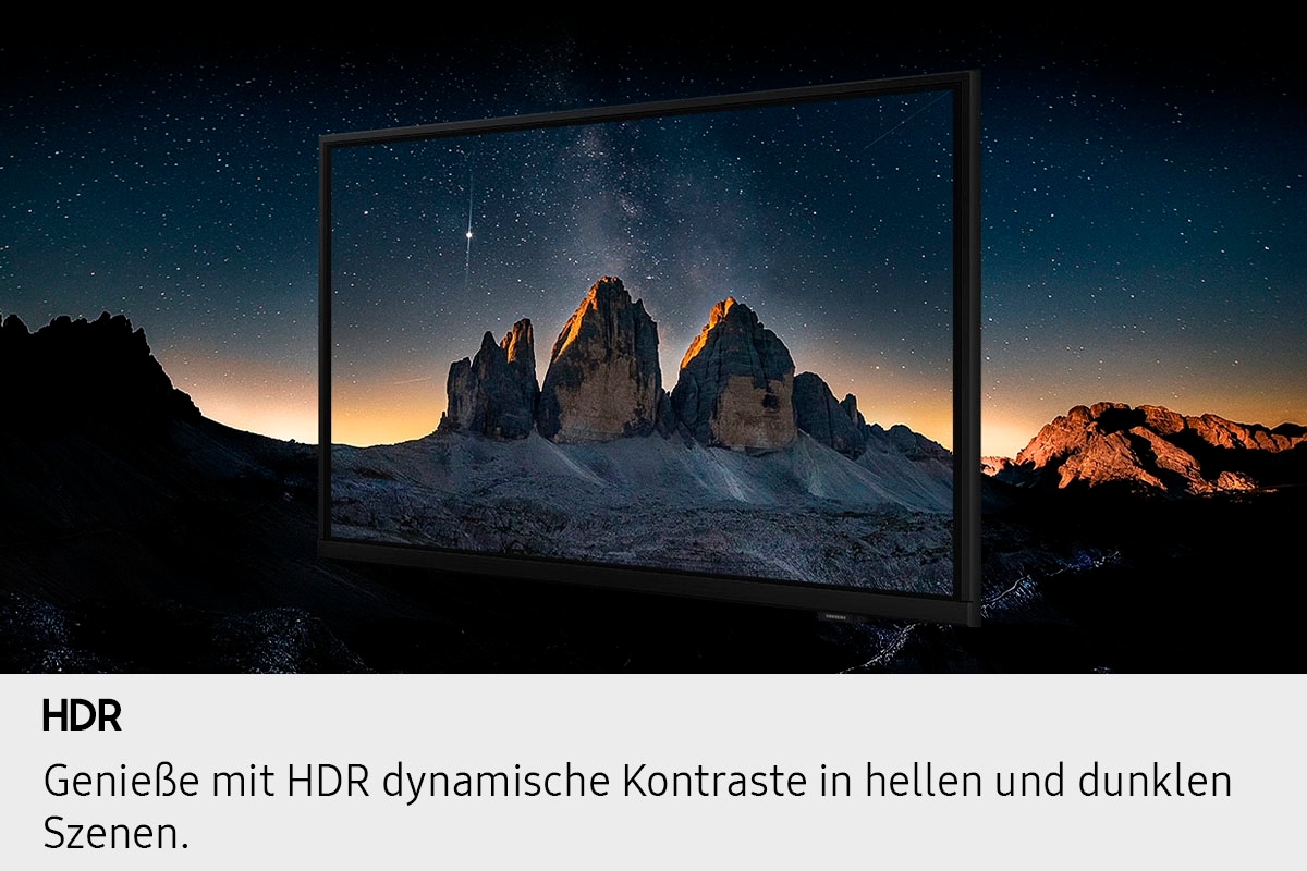 Samsung LED-Fernseher »GU32F6009FU«, Full HD, Smart-TV, HDR, Q-Symphony, Dolby Surround Sound, Triple Tuner, Smart-Hub