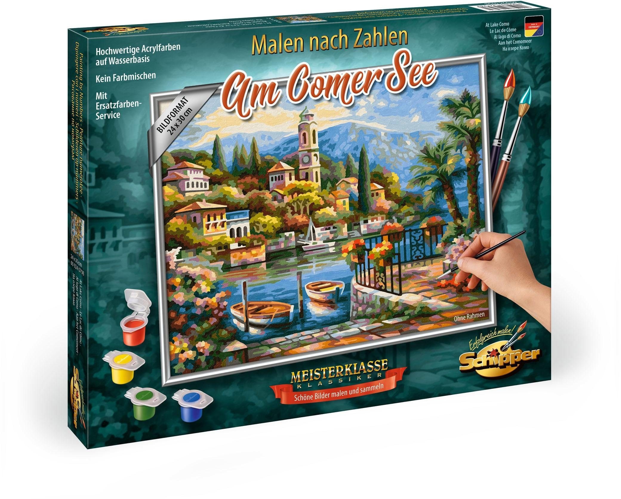 Schipper Malen nach Zahlen »Meisterklasse Premium - Am Comer See«, Made in Germany