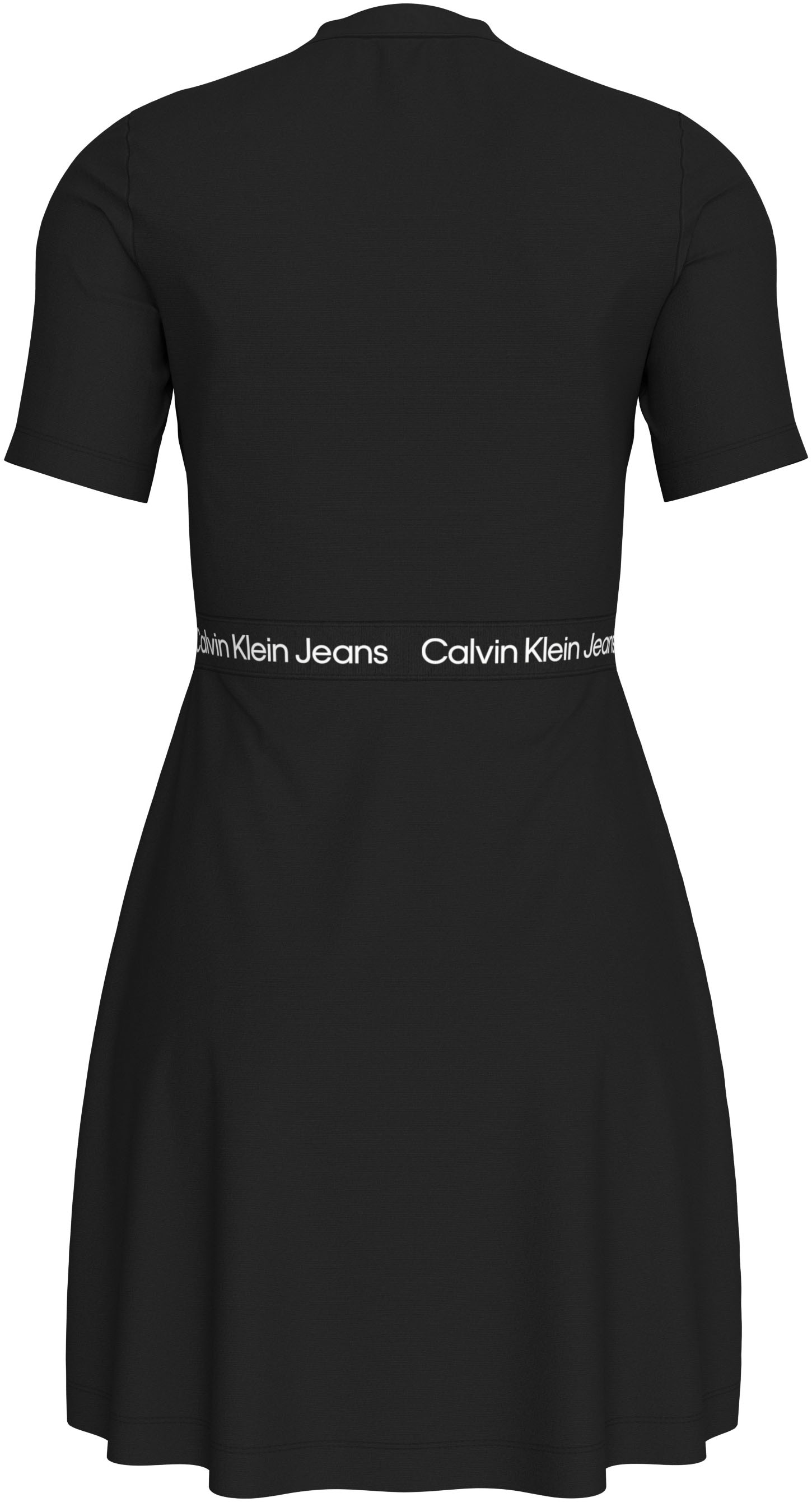 Calvin Klein Jeans Skaterkleid »TAPE MILANO SHORT SLEEVE DRESS«, mit Logoschriftzug