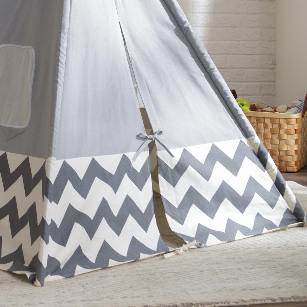 KidKraft® Spielzelt »Tipi Moderne, grau«