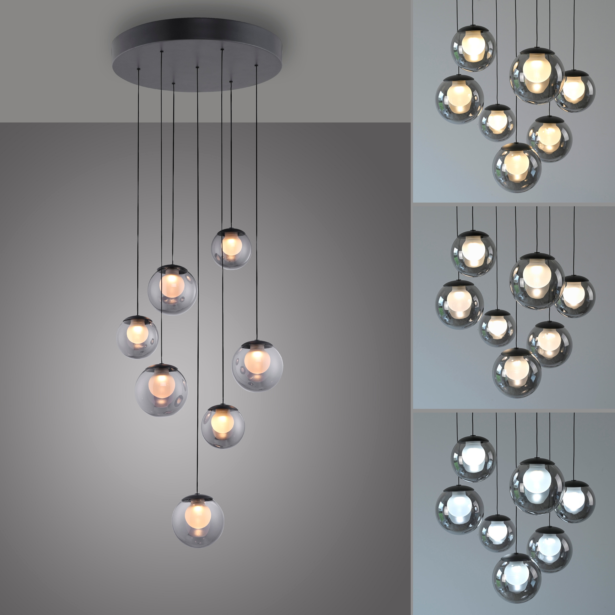 Neuhaus PURE LED Pendelleuchte »PURE Popup« LED-Board 1 Stk. warmweiß - kaltweiß Comfort Lift, CCT, dimmbar über Fernbedienung