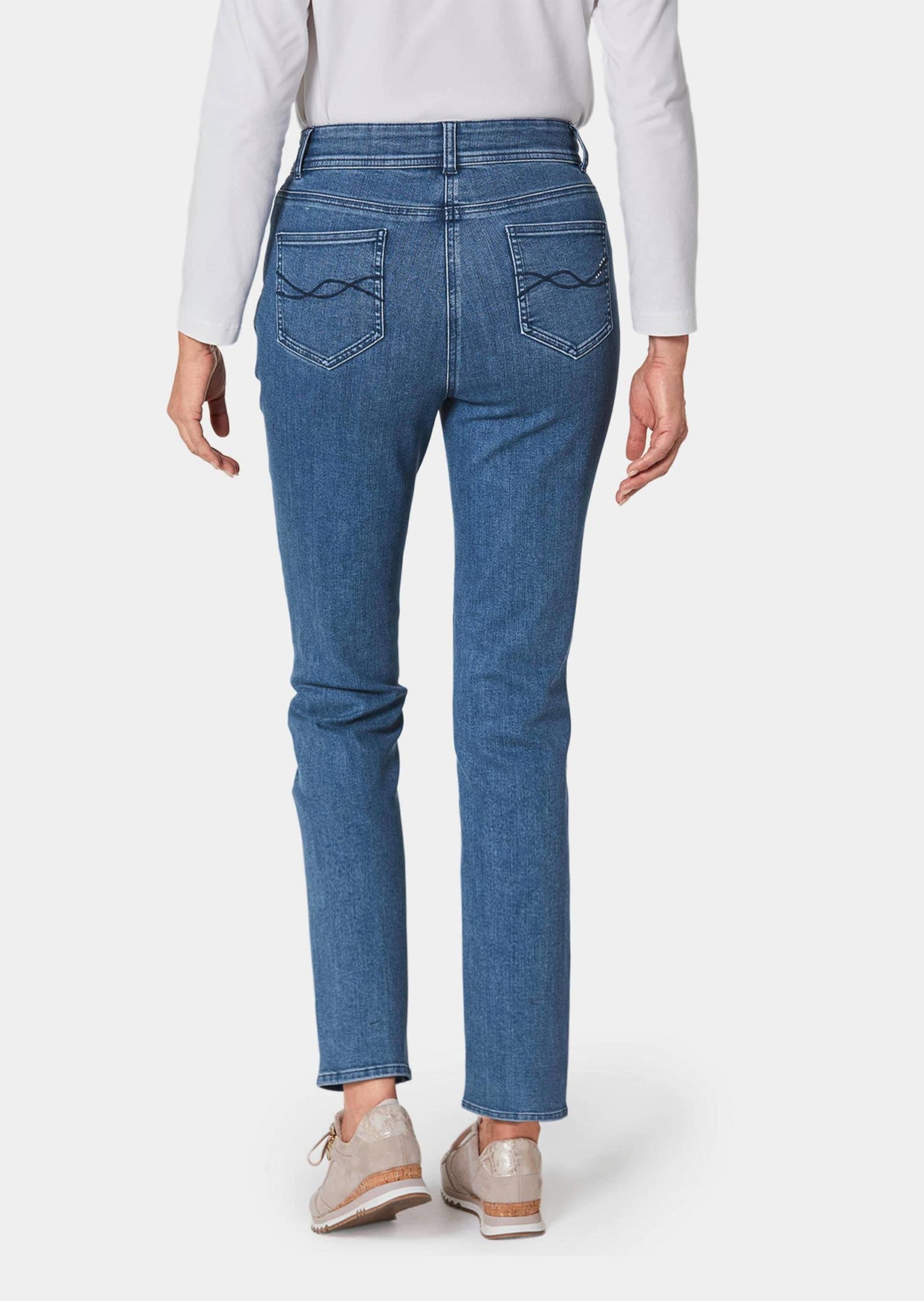 GOLDNER Regular-fit-Jeans »Hose mit Bauchweg-Effekt Superbequeme Hose mit Bauchweg-Effekt«