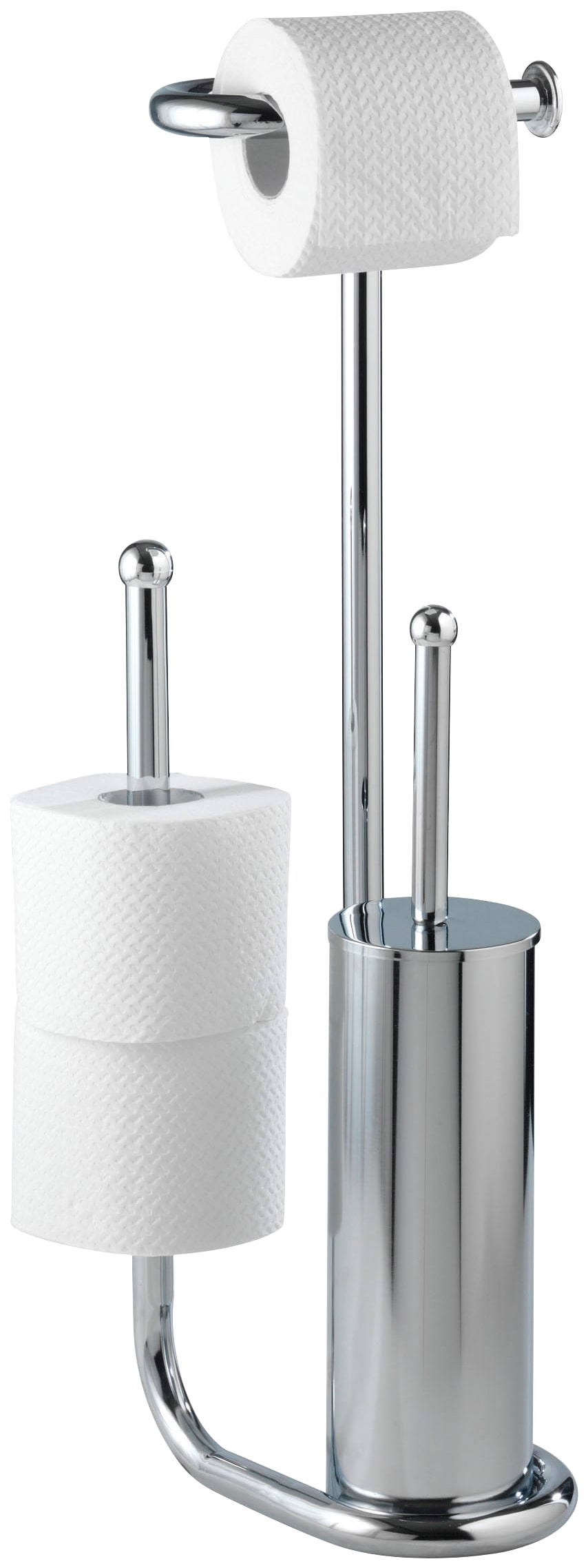 WENKO WC-Garnitur »Universalo«, aus Edelstahl, integrierter  Toilettenpapierhalter und WC-Bürstenhalter online kaufen | mit 3 Jahren XXL  Garantie
