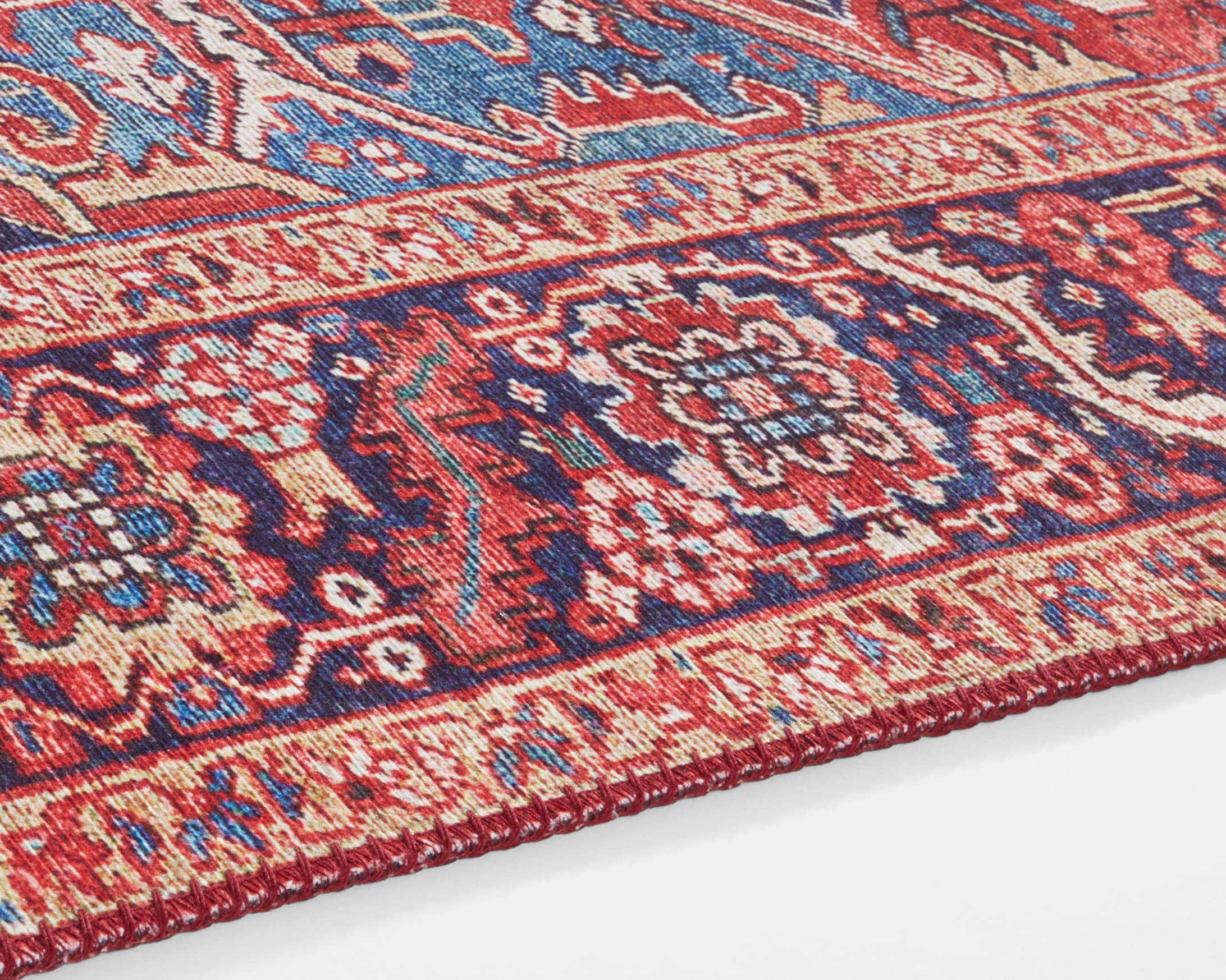 NORTHRUGS Teppich »Amata«, rechteckig, 5 mm Höhe, Orientalisch, Läufer, Vintage, Wohnzimmer, Schlafzimmer, Esszimmer