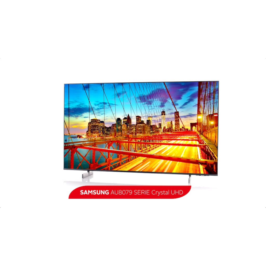 Samsung LED-Fernseher »GU55AU8079U«, 138 cm/55 Zoll, 4K Ultra HD, Smart-TV, HDR,Crystal Prozessor 4K,Dynamic Crystal Color,Contrast Enhancer