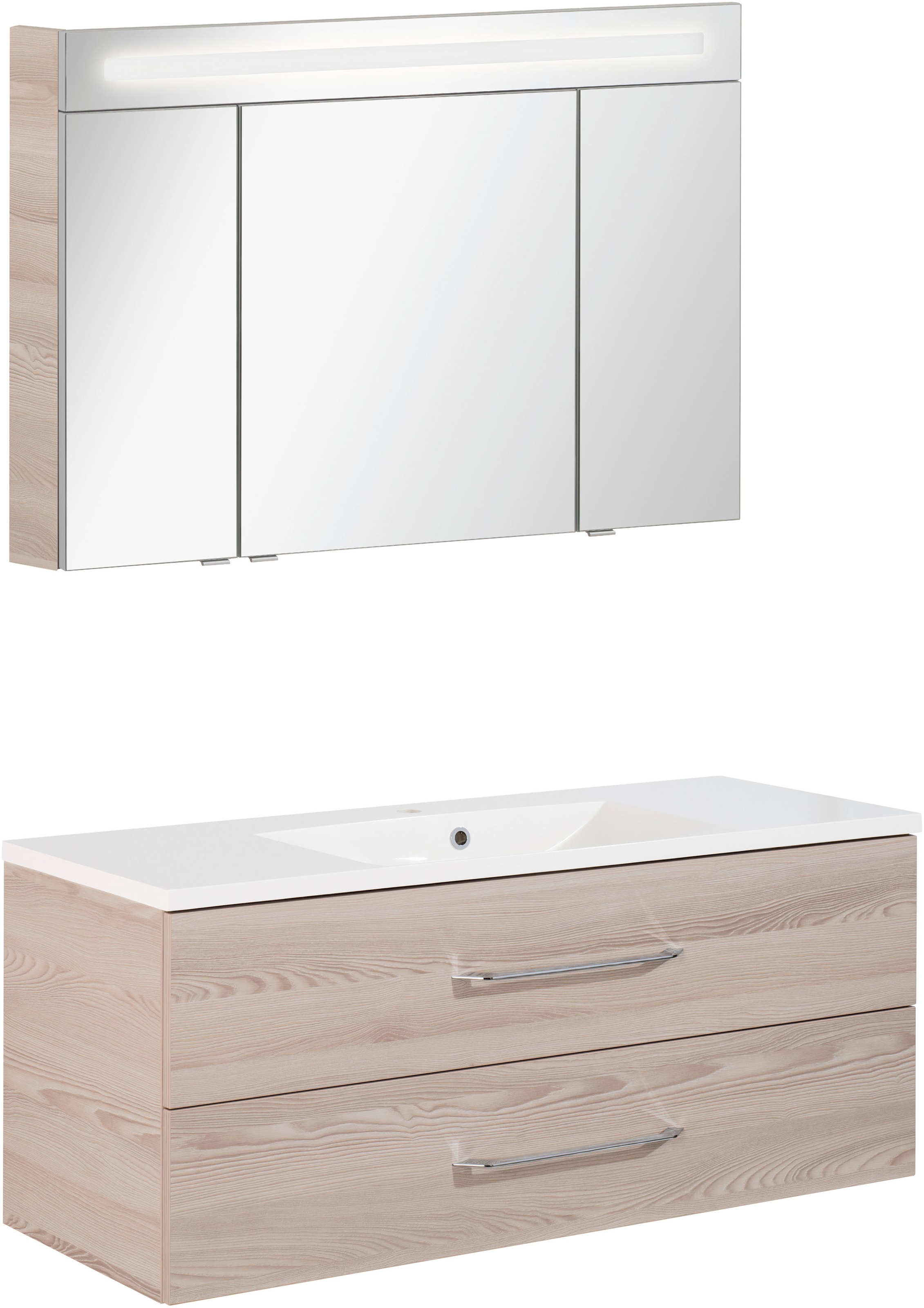 FACKELMANN Waschtisch "Waschplatz-Set B.Clever" 3-teilig