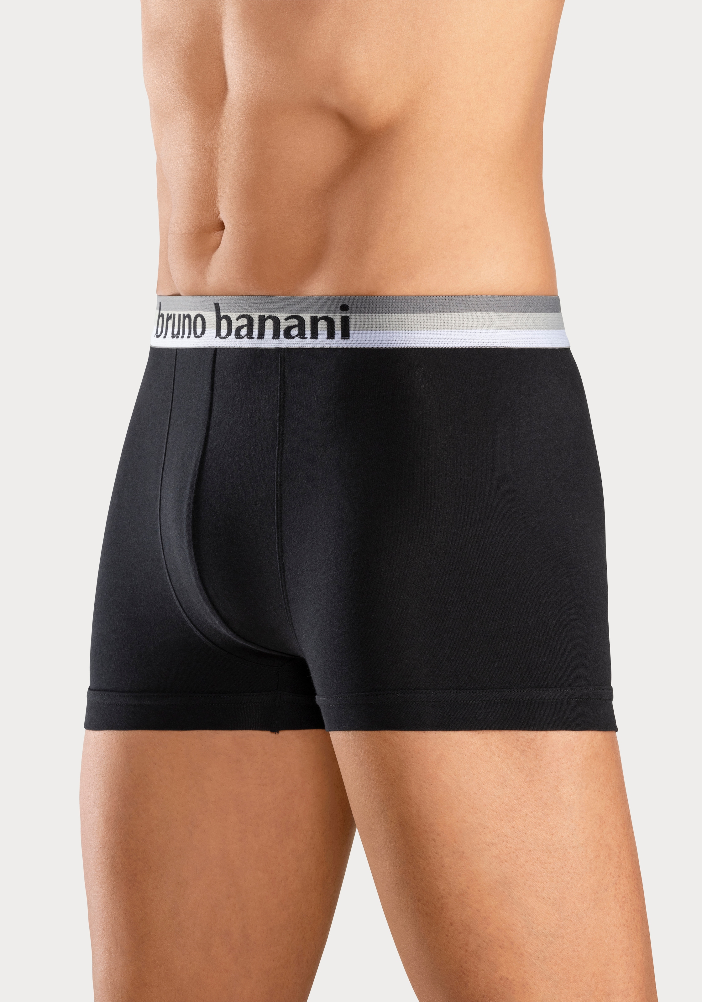 Bruno Banani Boxer »Boxershorts für Herren« Packung, 5 Stk. mit Streifen Logo Webbund