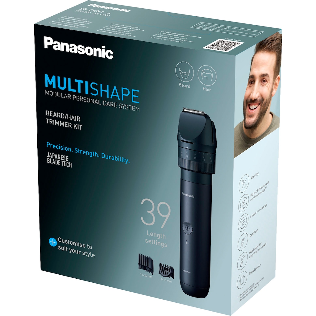 Panasonic Haar- und Bartschneider »Multishape Starter Kit Bart & Haare (NiMH-Akku) ER-CKN1-A301«, 2 Aufsätze