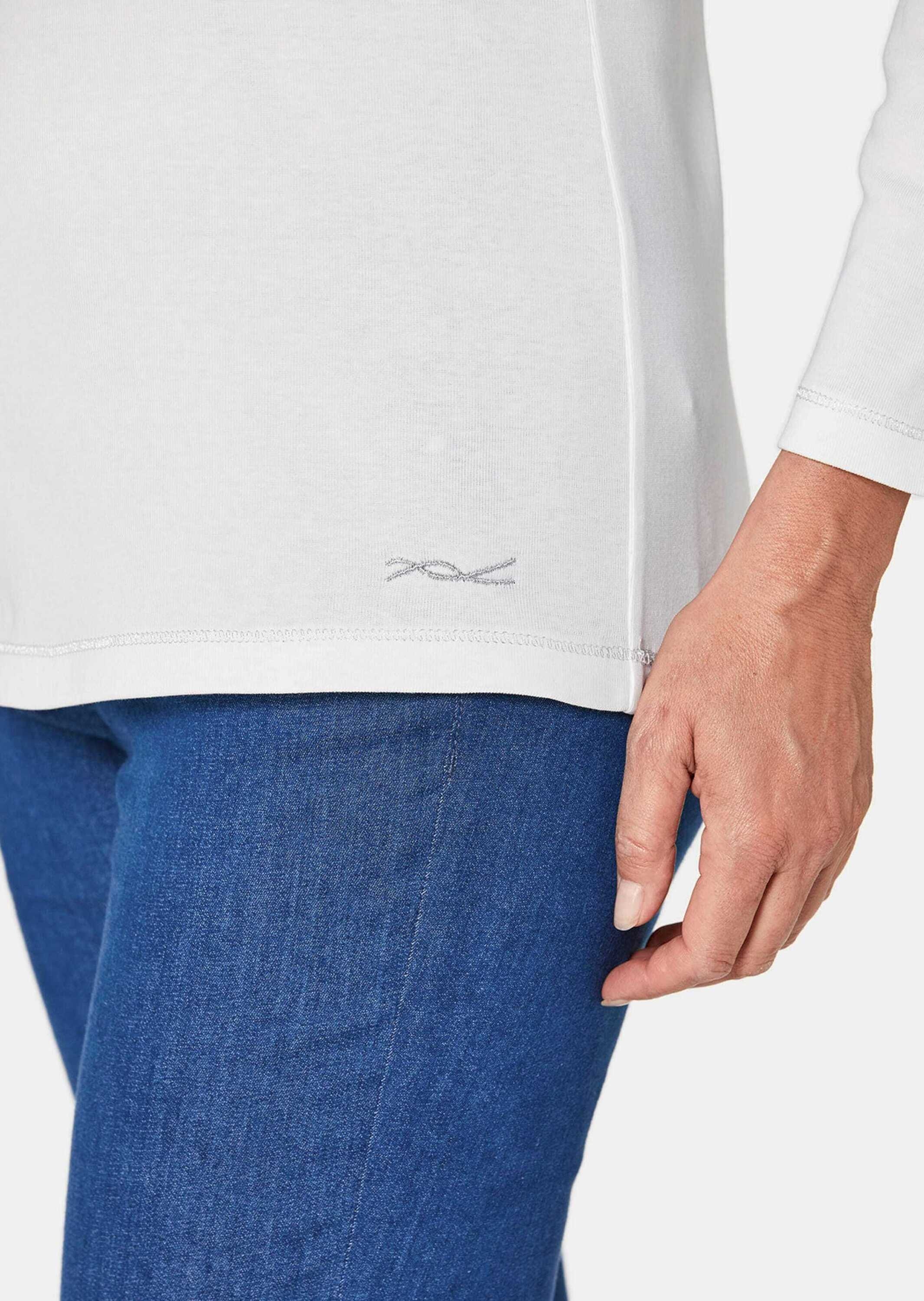 GOLDNER Kurzarmshirt »Basic T-Shirt aus reiner Baumwolle«