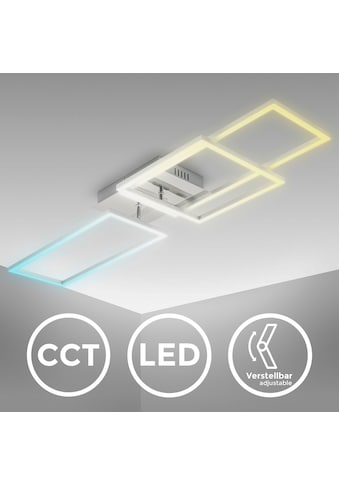 B.K.Licht LED Deckenleuchte mit Fernbedienung in gebürsteter Alu-Optik, LED-Platine 40... kaufen