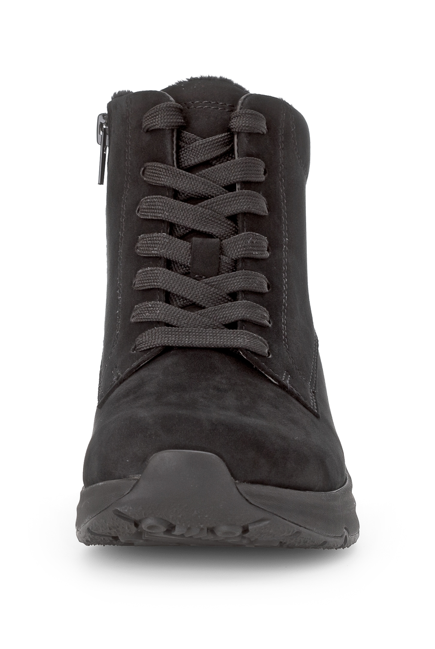 Gabor Rollingsoft Schnürboots, Keilabsatz, Freitzeitschuh, High-Top-Sneaker, Label an der Ferse