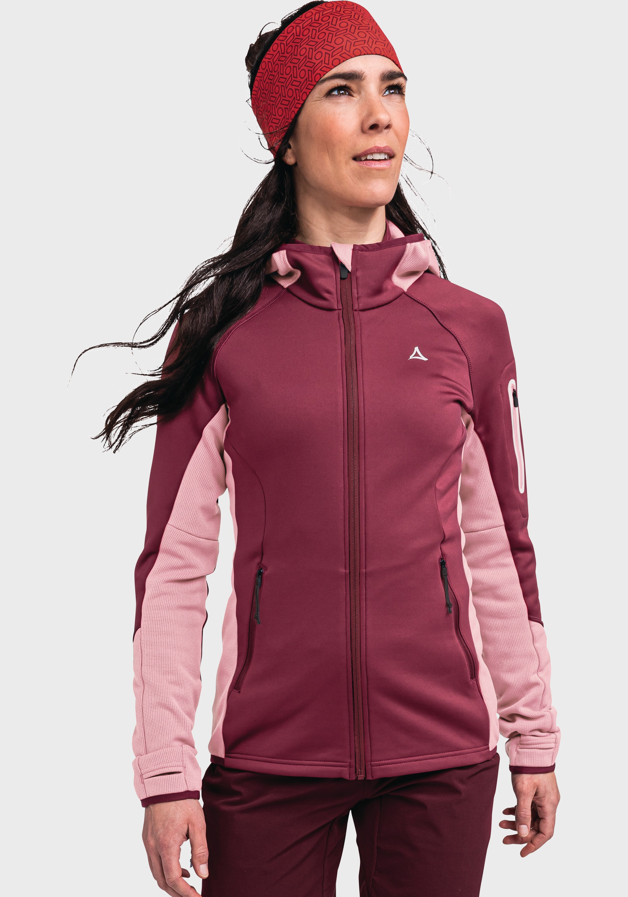 Schöffel Fleecejacke »Fleece Hoody Lodron L«, mit Kapuze